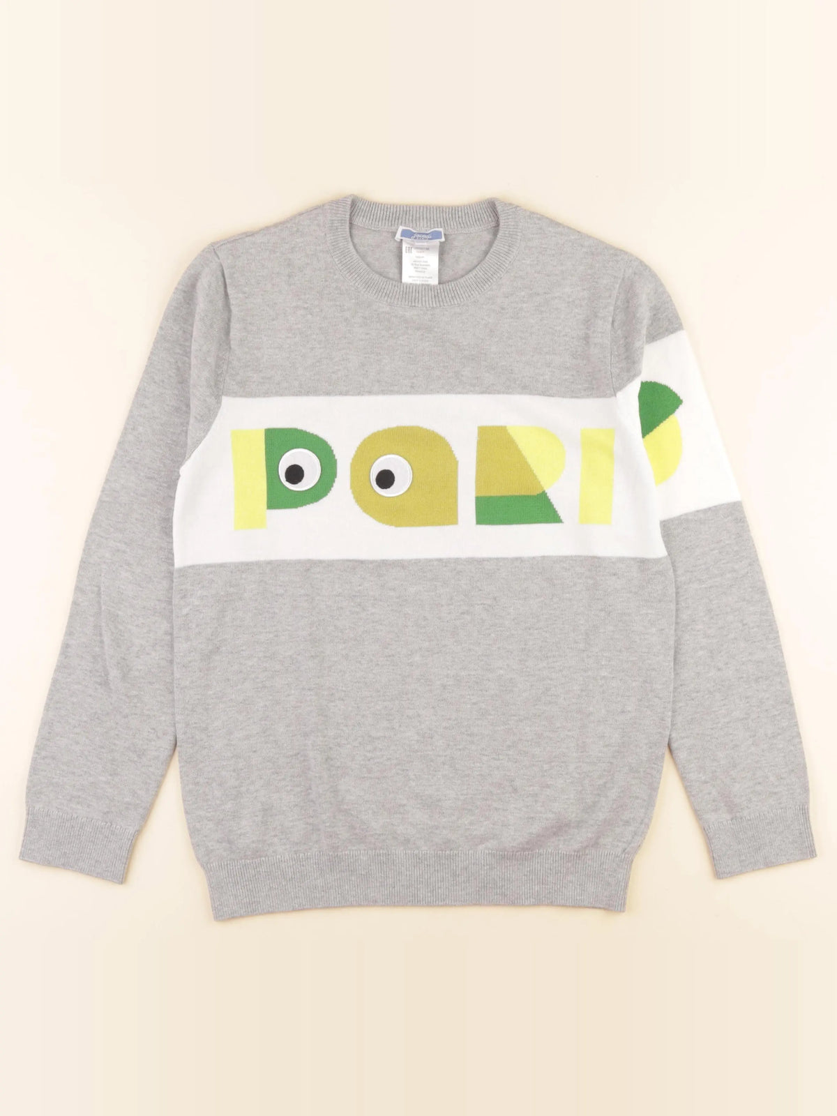 Jacadi - pull gris - 12 ans