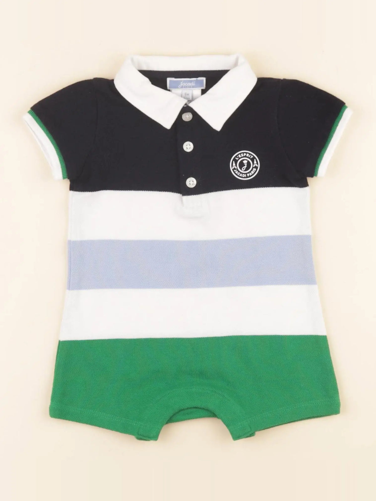 Jacadi - combinaison multicolore - 6 mois
