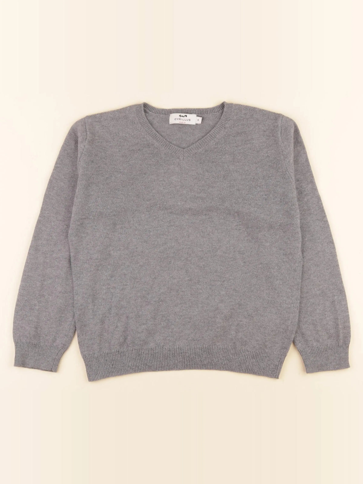 Cyrillus - pull gris - 6 ans