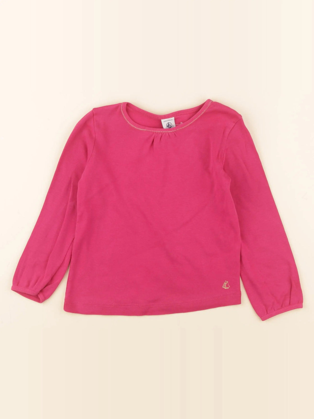 Petit Bateau - tee-shirt rose - 4 ans