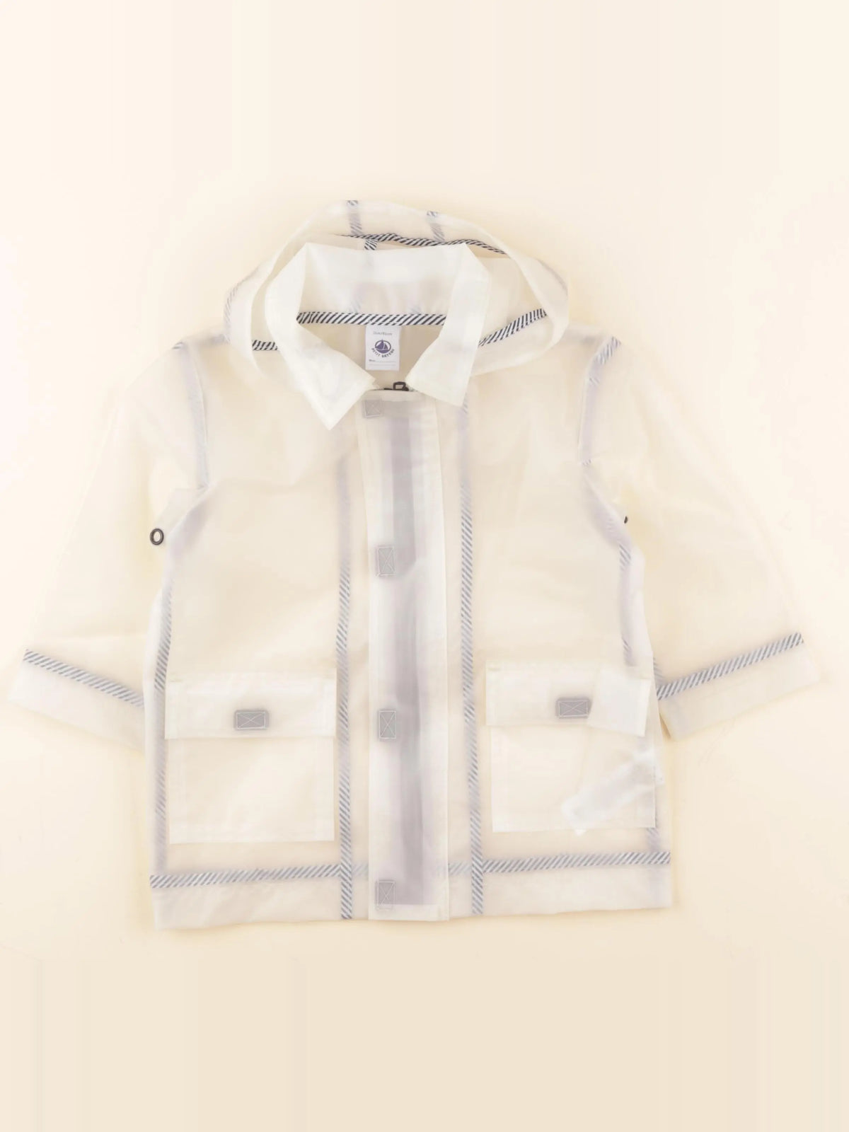 Petit Bateau - coupe-vent blanc - 24 mois