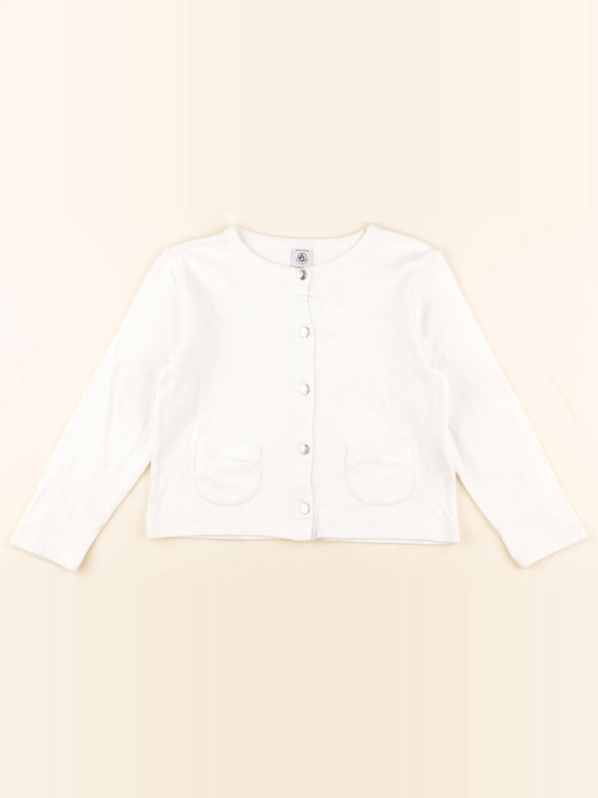 Petit Bateau - tee-shirt blanc - 6 ans