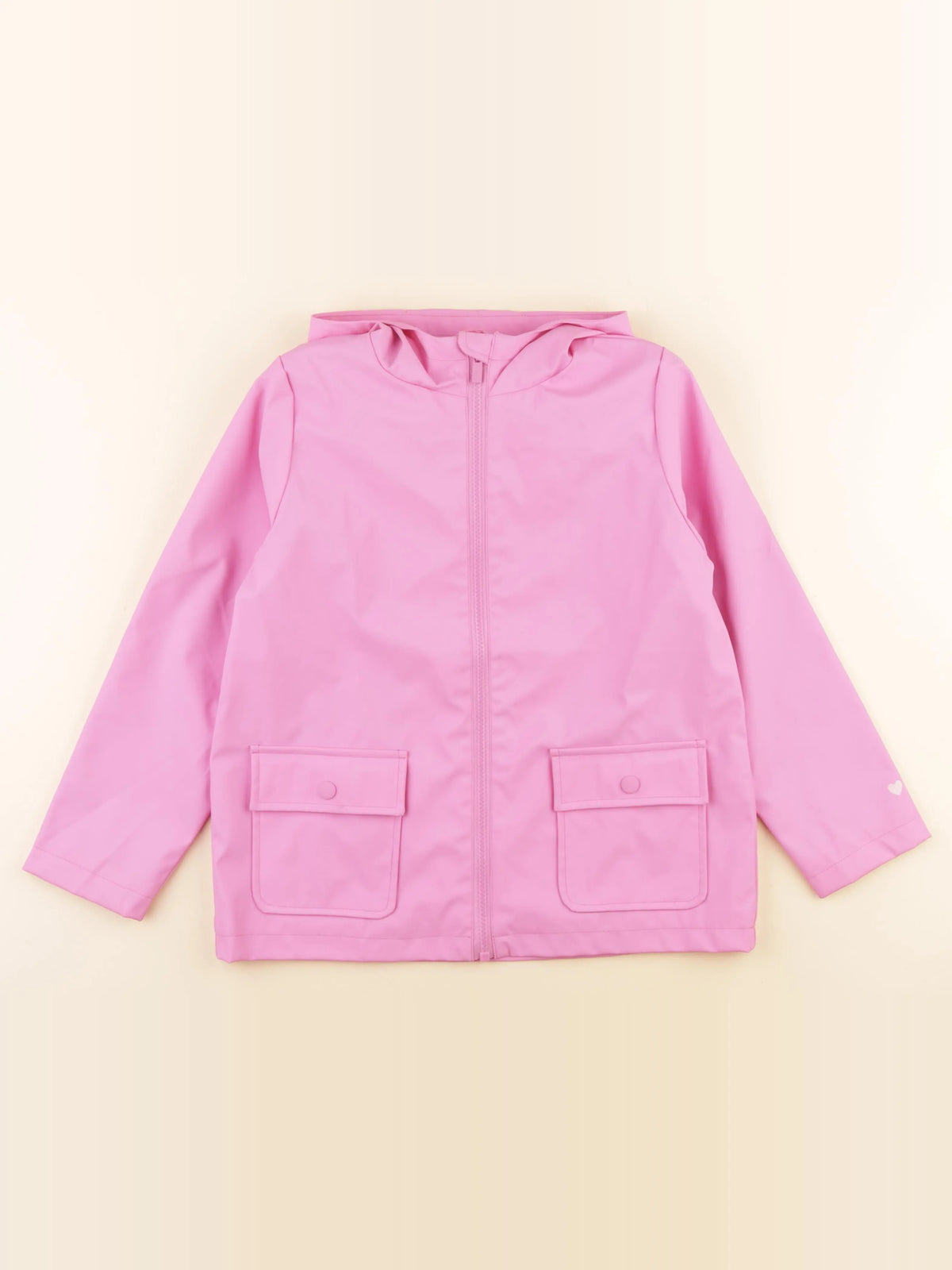 Vertbaudet - imperméable rose - 8 ans