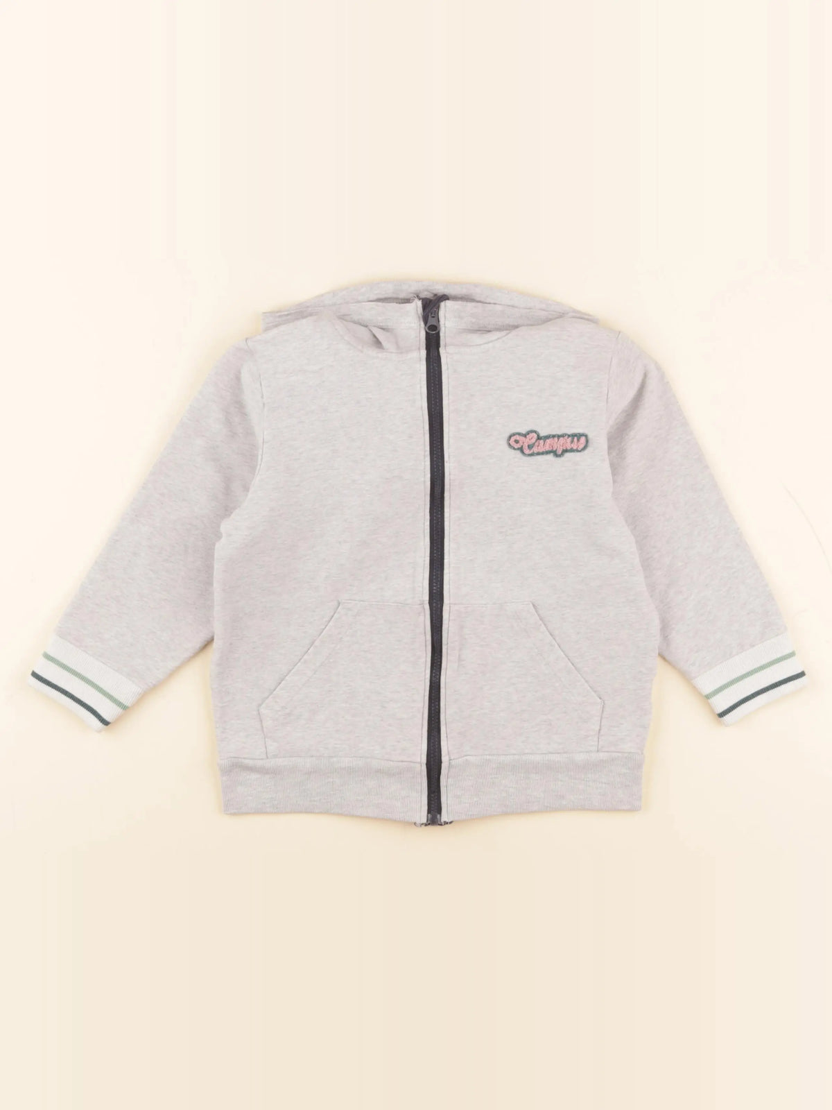 Petit Bateau - gilet gris - 5 ans