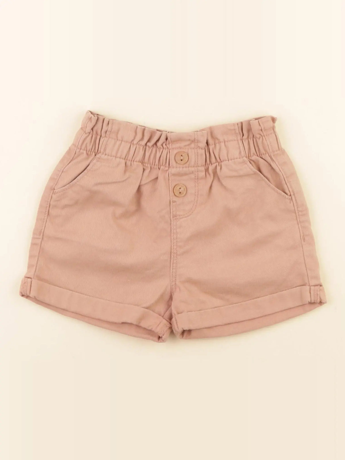 Vertbaudet - short orange - 2 ans