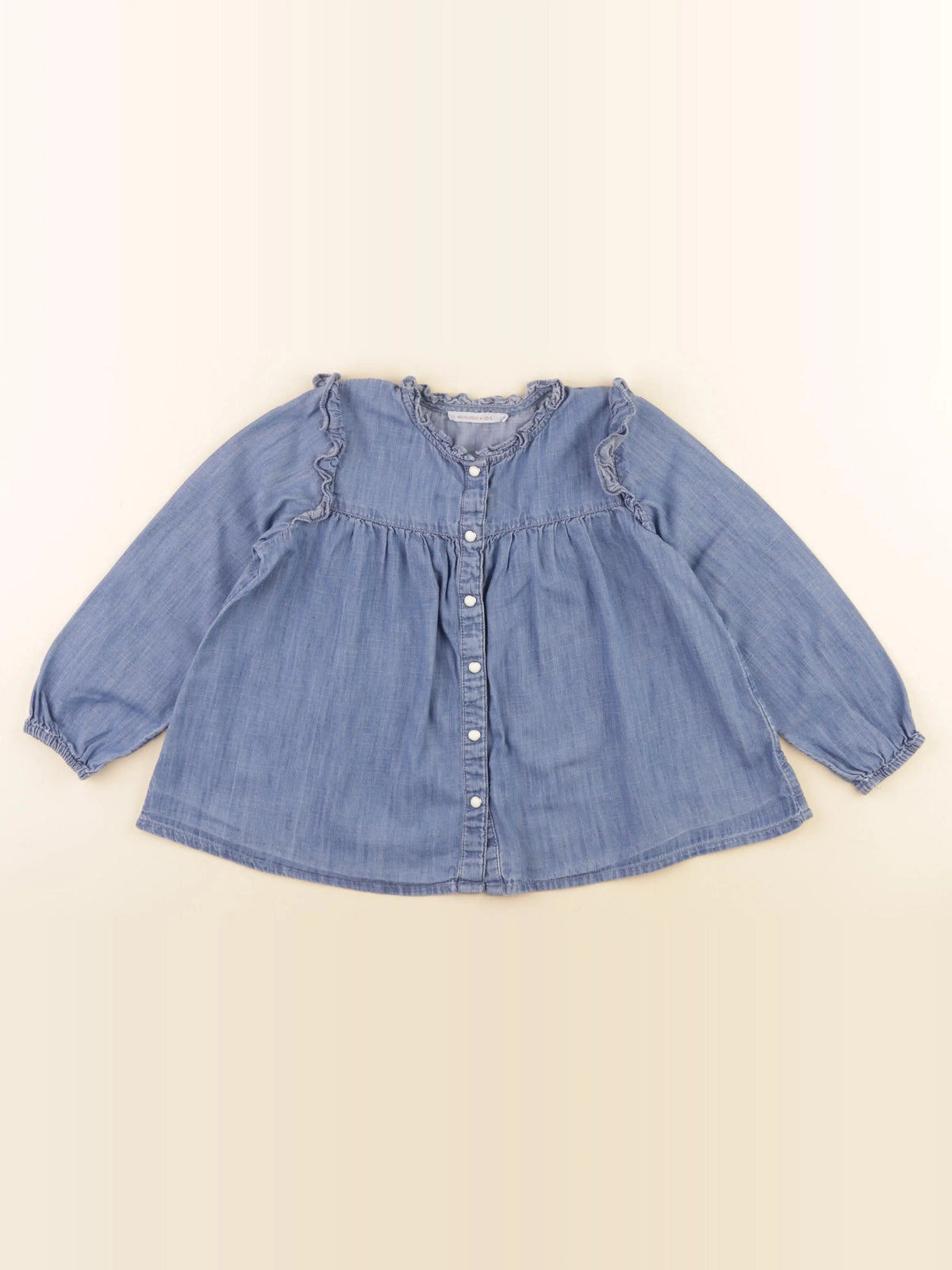 Monoprix - blouse bleu - 6 ans