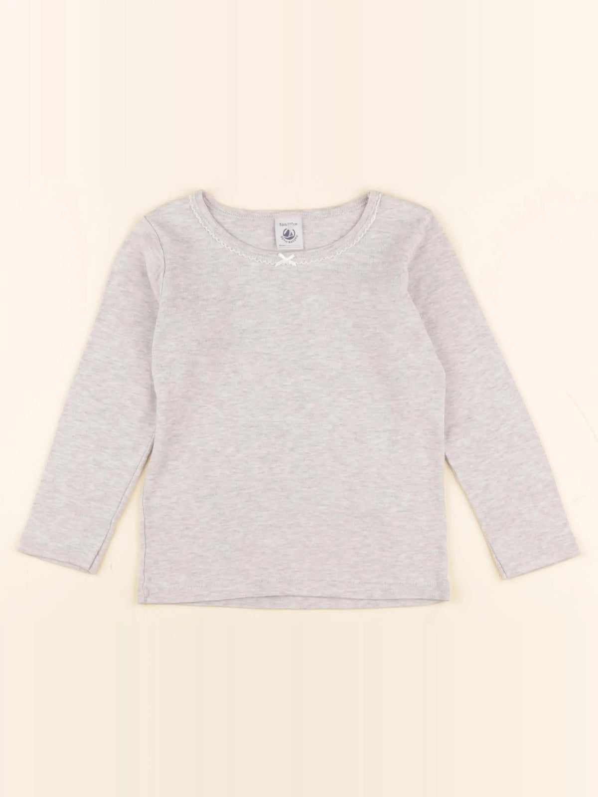 Petit Bateau - maillot de corps gris - 5 ans