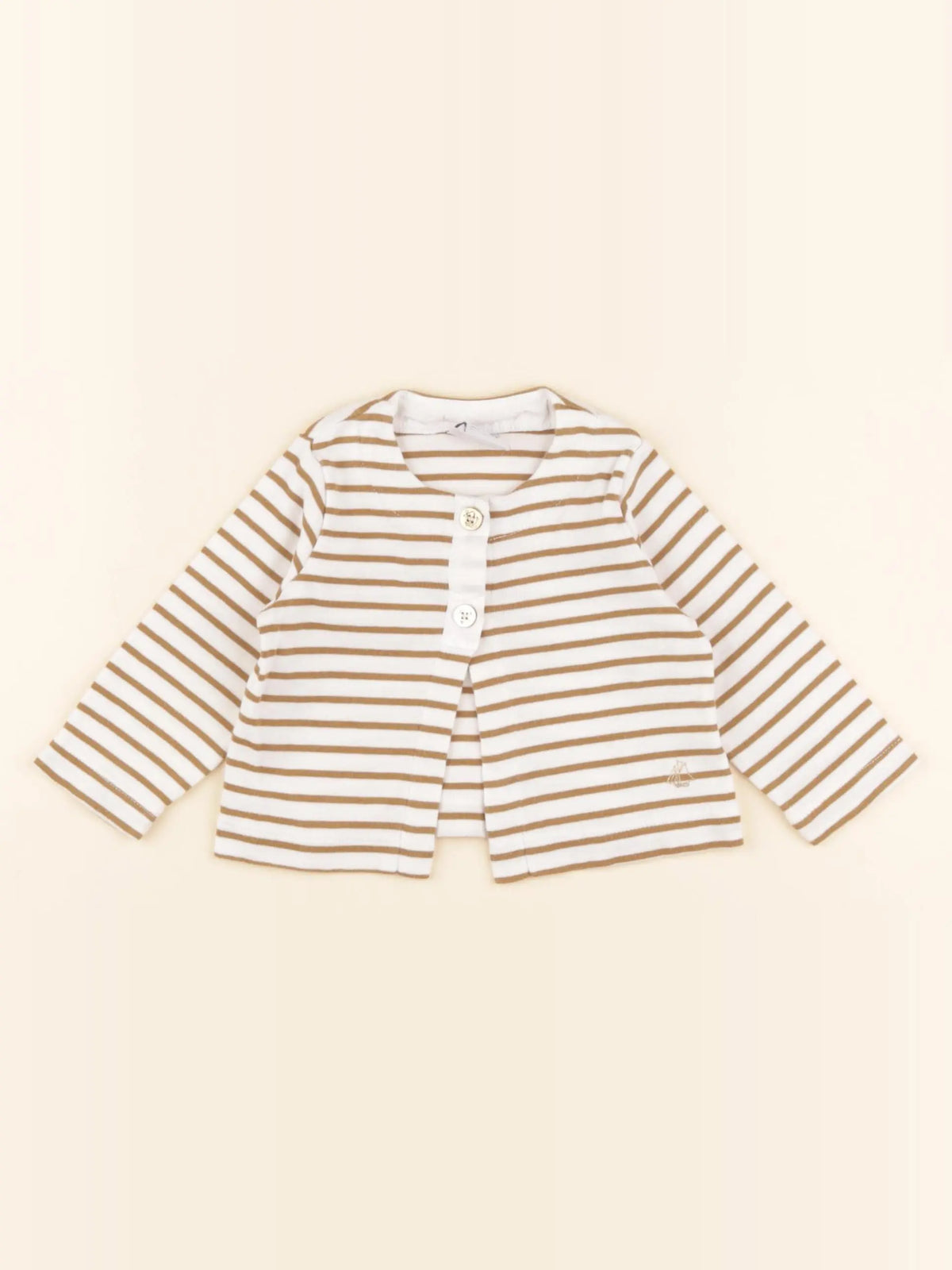 Petit Bateau - tee-shirt blanc - 6 mois
