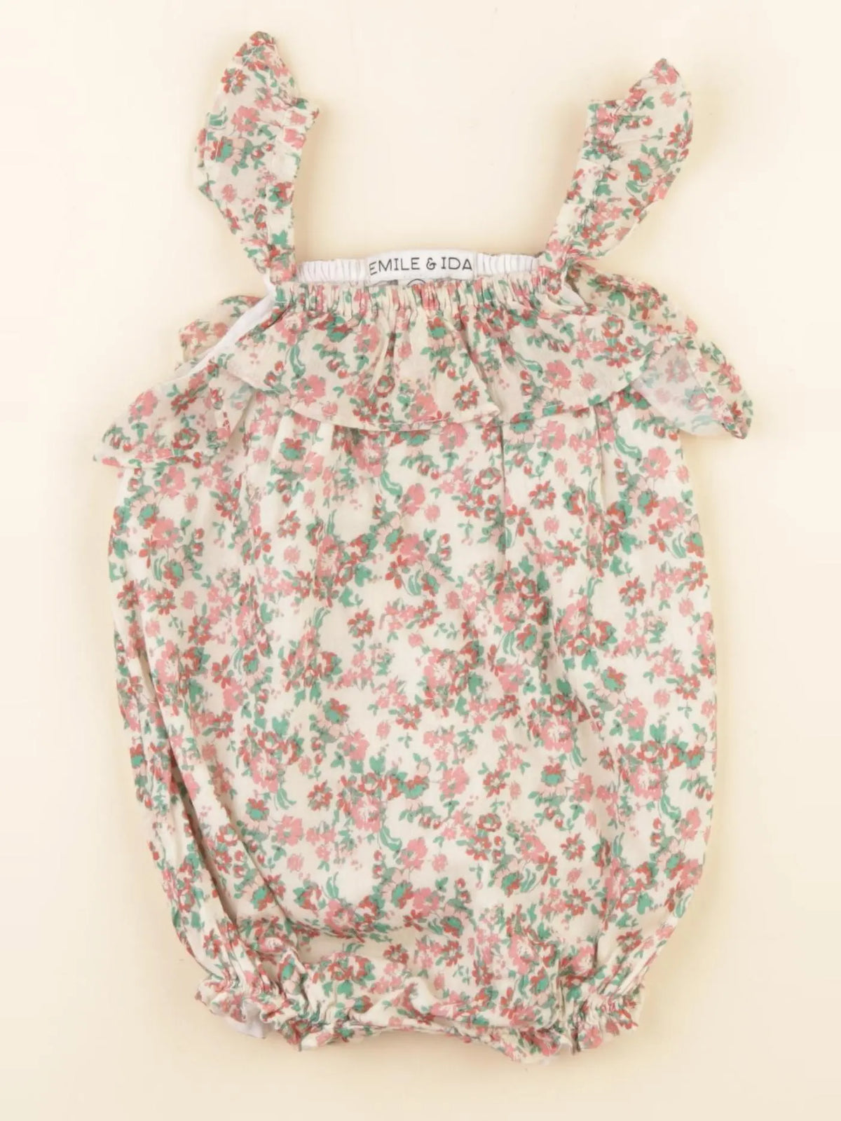 Emile et Ida - combinaison multicolore - 12 mois