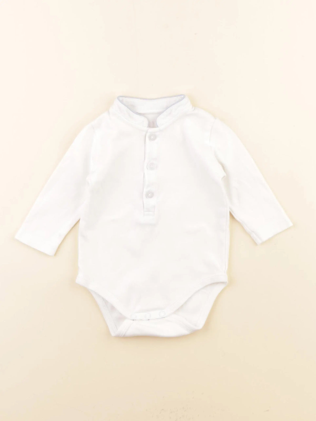 Buissonnière - body à col blanc - 6 mois
