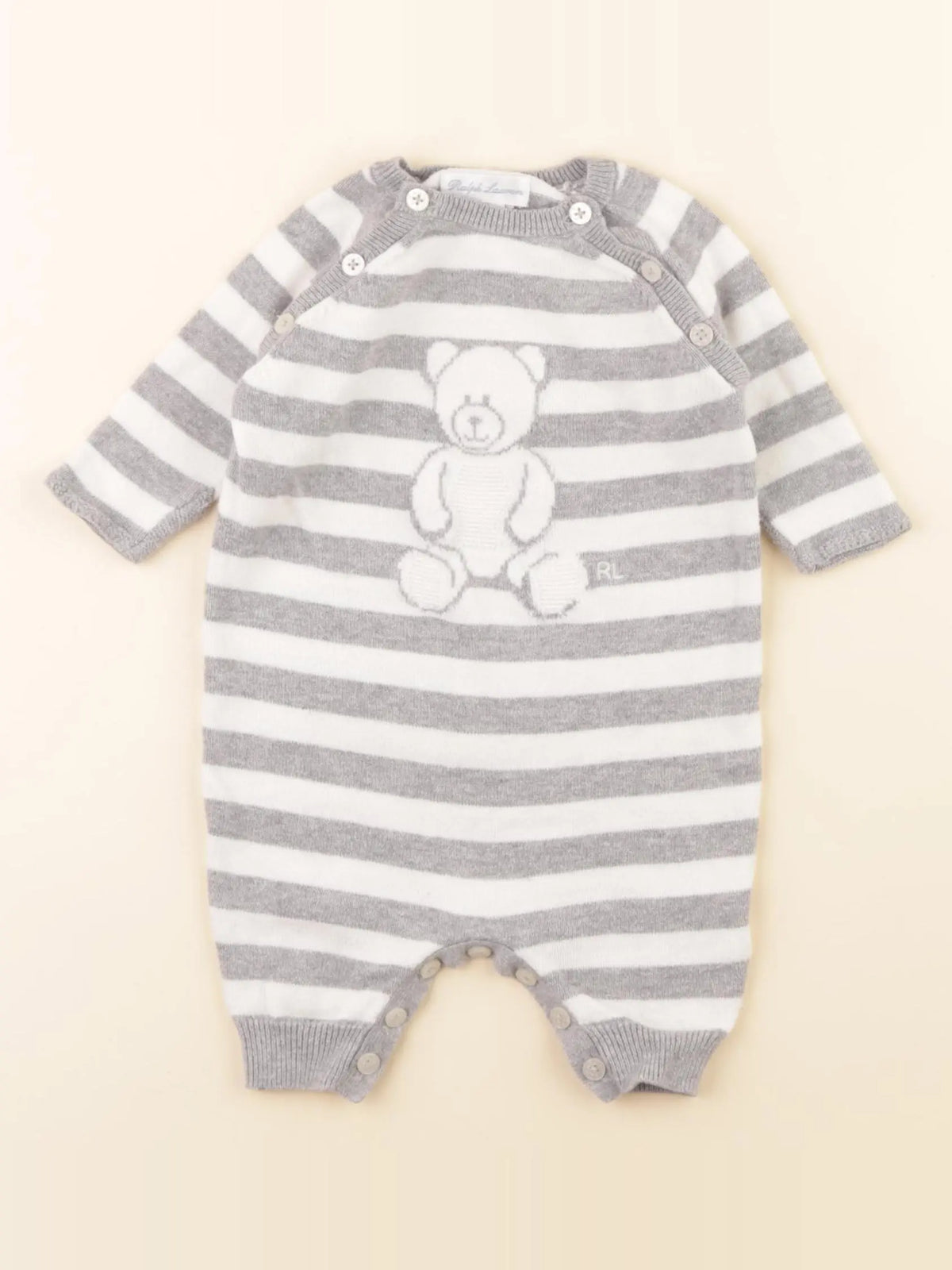Ralph Lauren - combinaison gris - 3 mois