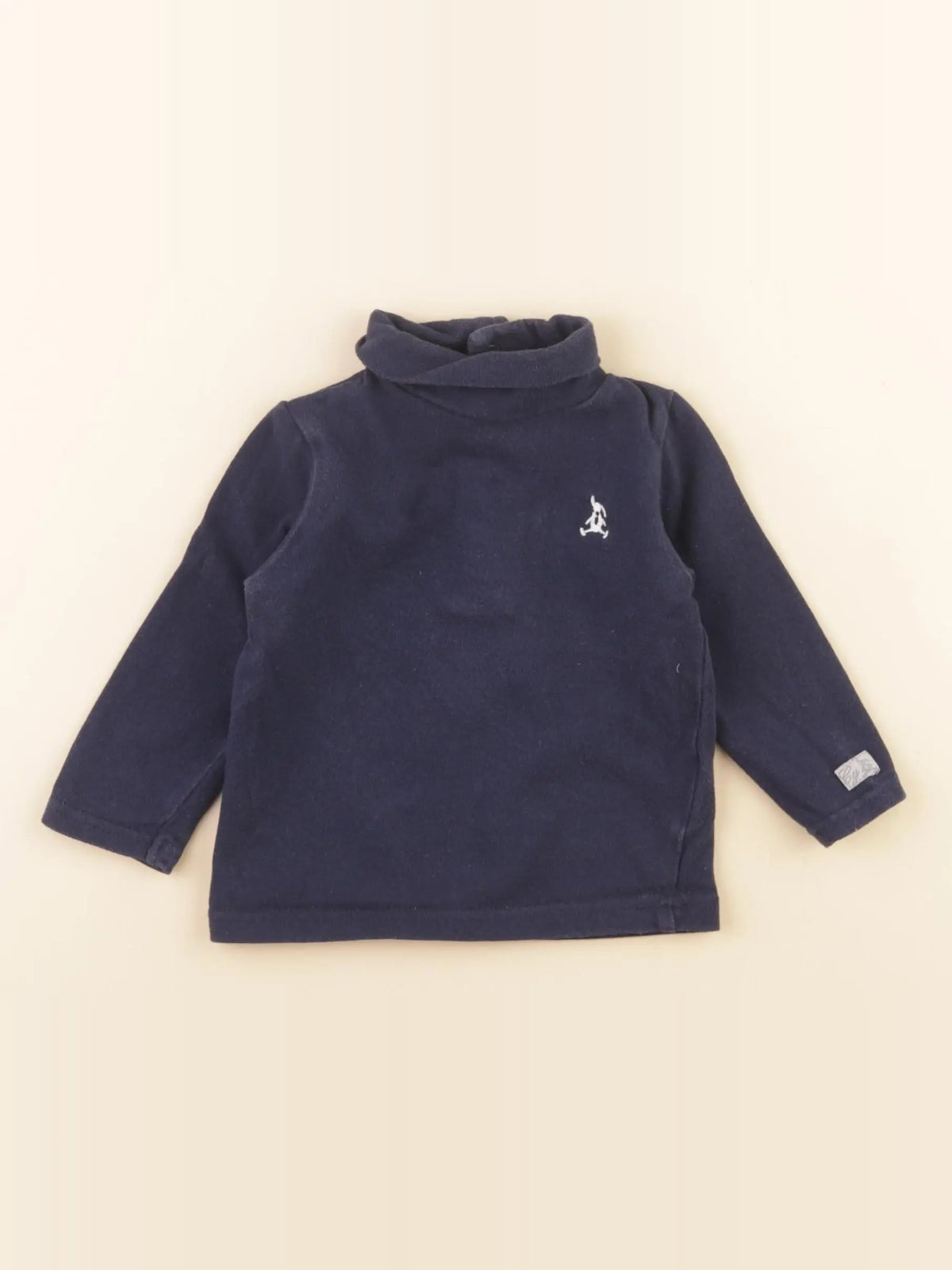 Cyrillus - sous-pull bleu - 9 mois