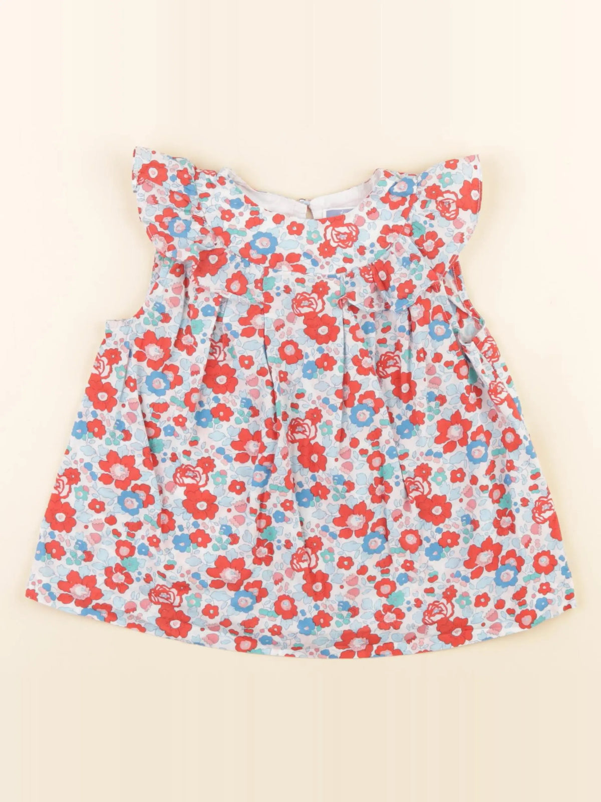 Jacadi - blouse liberty multicolore - 4 ans