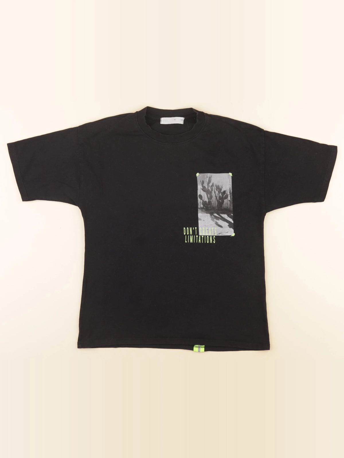 Zara - tee-shirt imprimé au dos noir - 10 ans