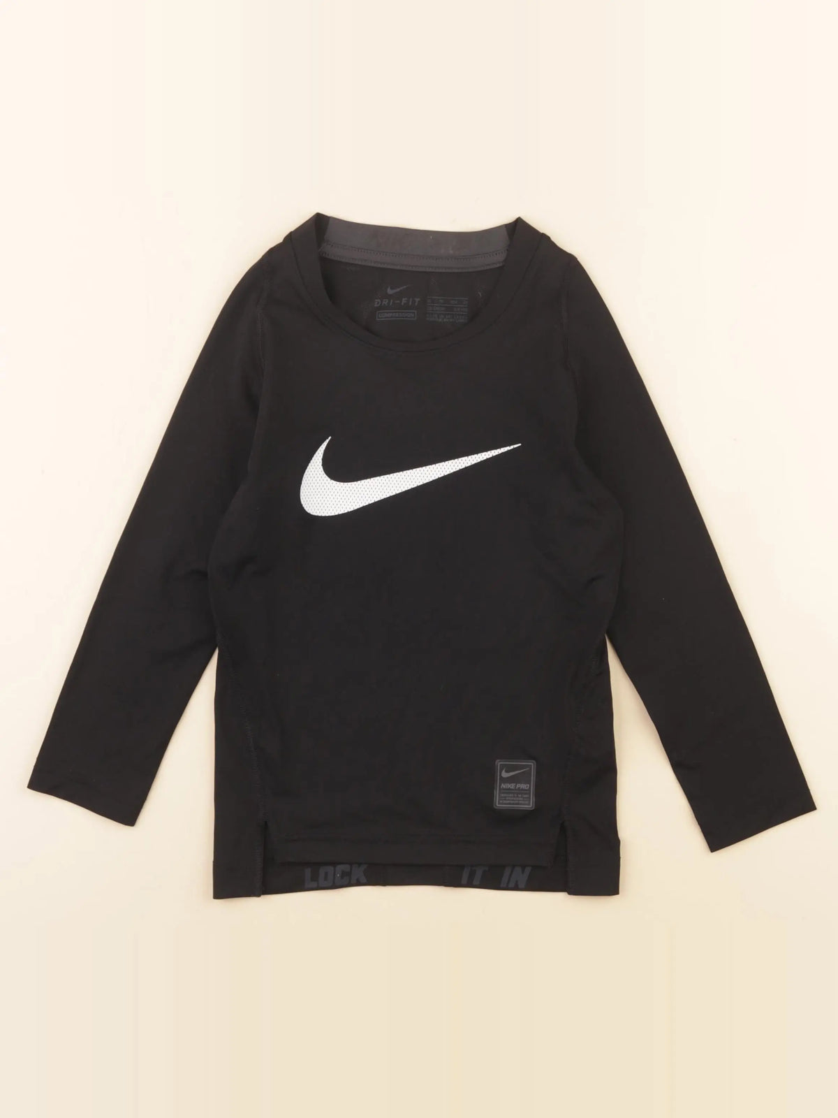 Nike - tee-shirt noir - 6/8 ans