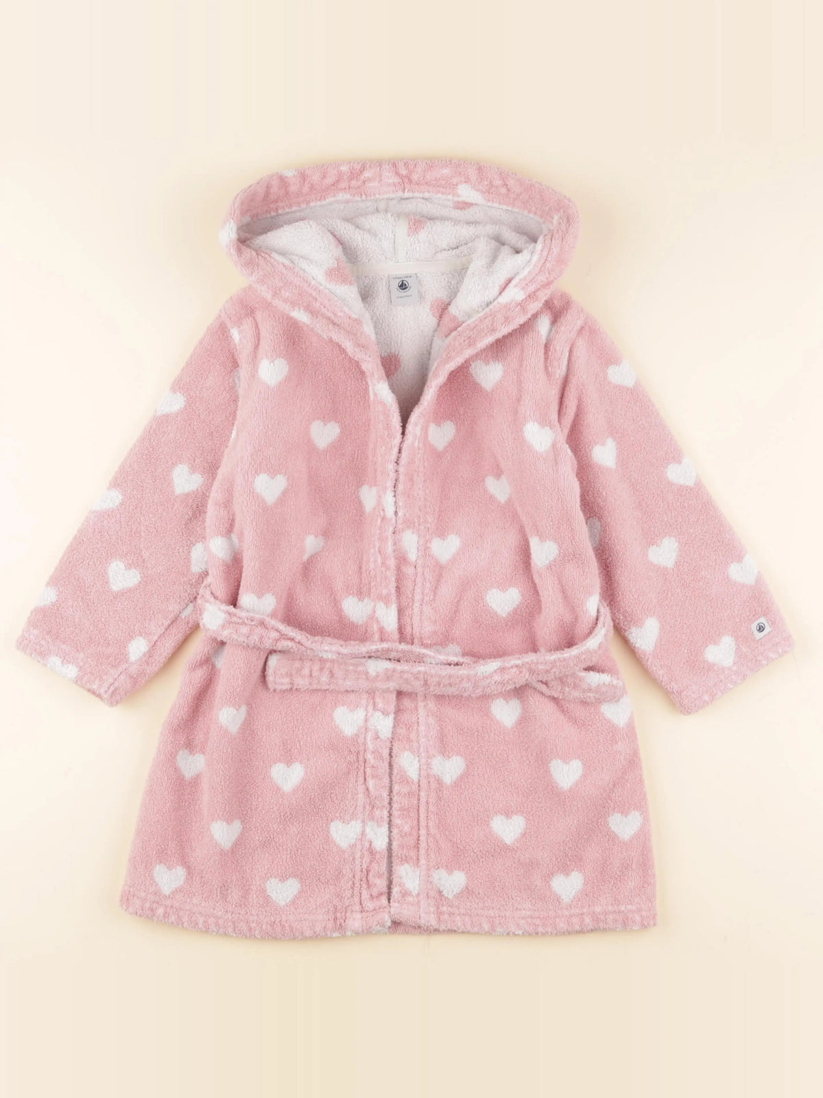 Petit Bateau - peignoir rose - 4/5 ans