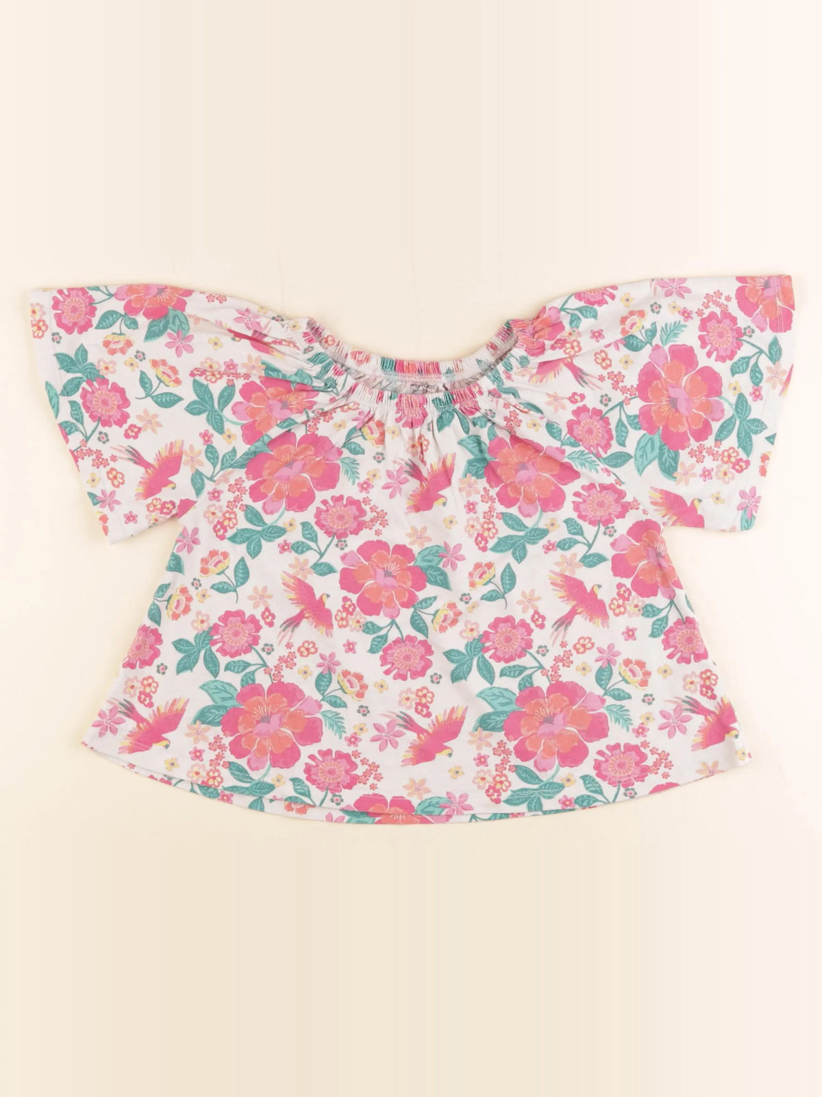 Vertbaudet - tee-shirt multicolore - 6 ans
