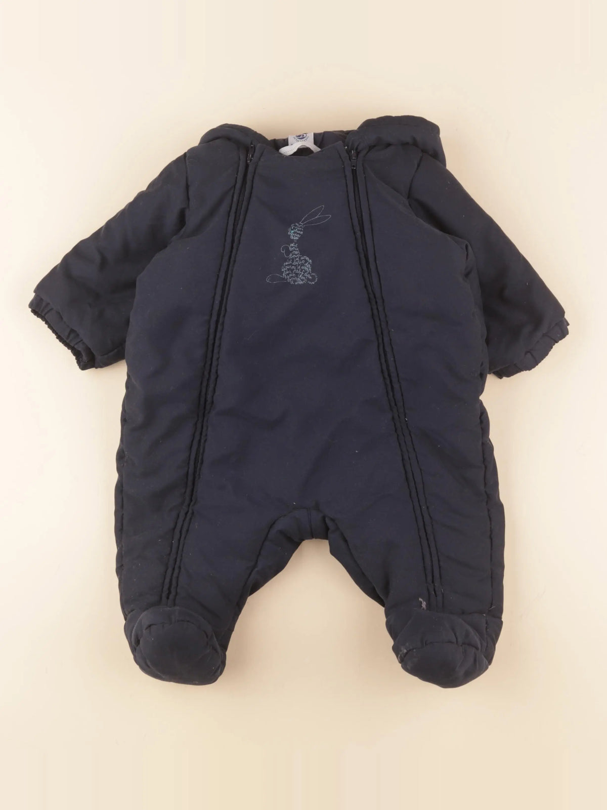 Petit Bateau - combi-pilote bleu - 6 mois