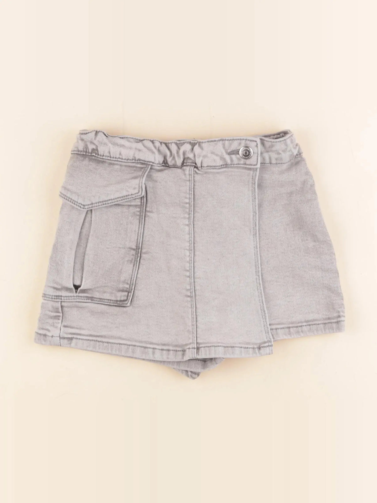 Tape à l'oeil - jupe short gris - 6 ans