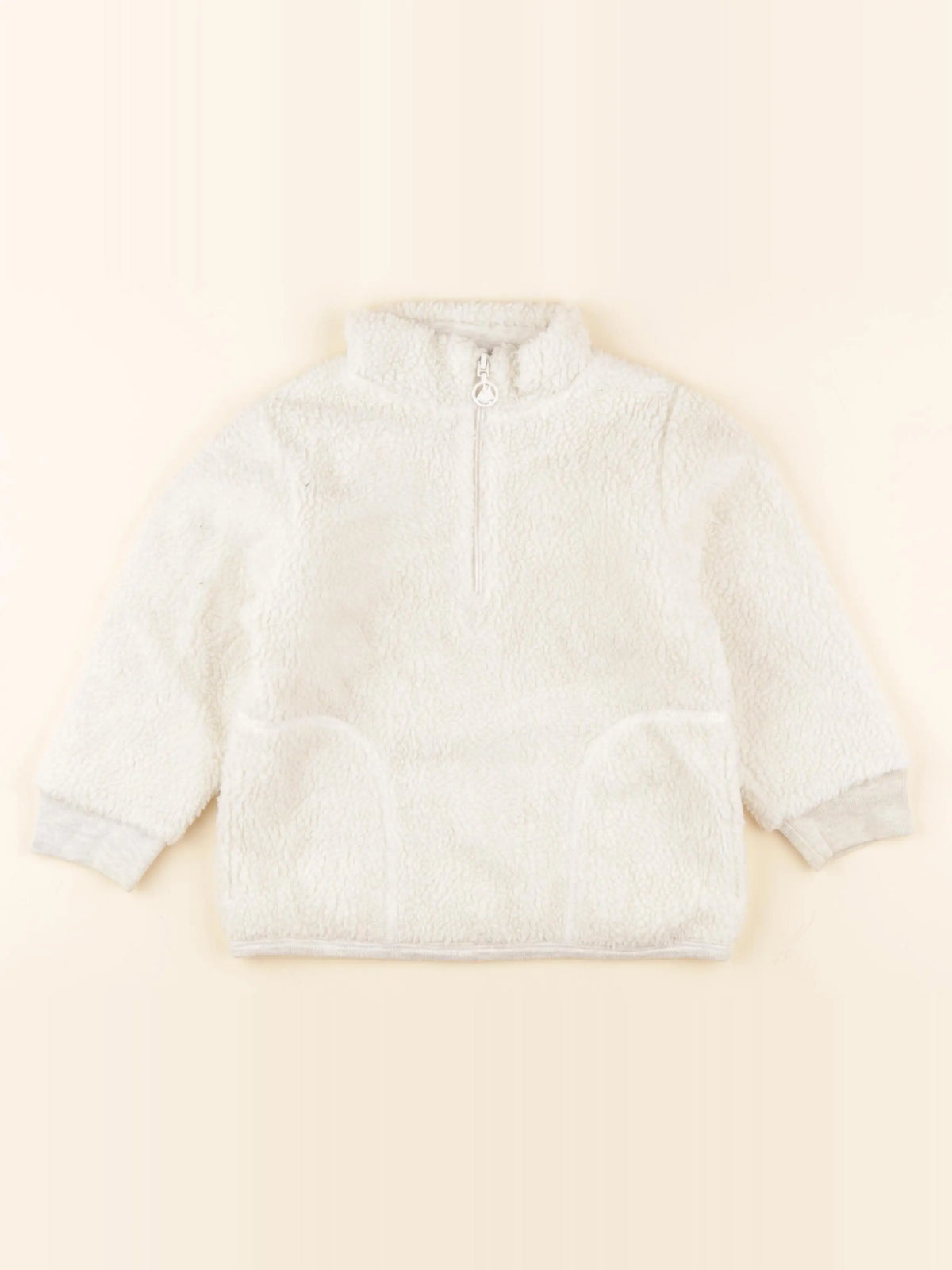 Petit Bateau - polaire beige - 4 ans