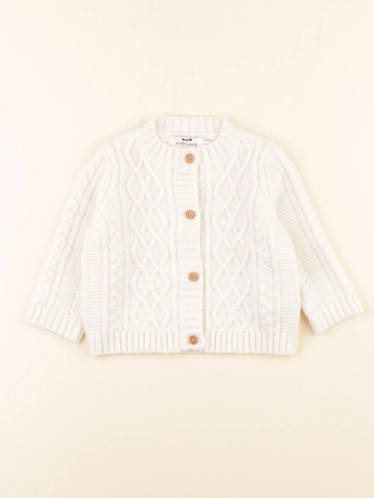 Cyrillus - gilet beige - 6 mois