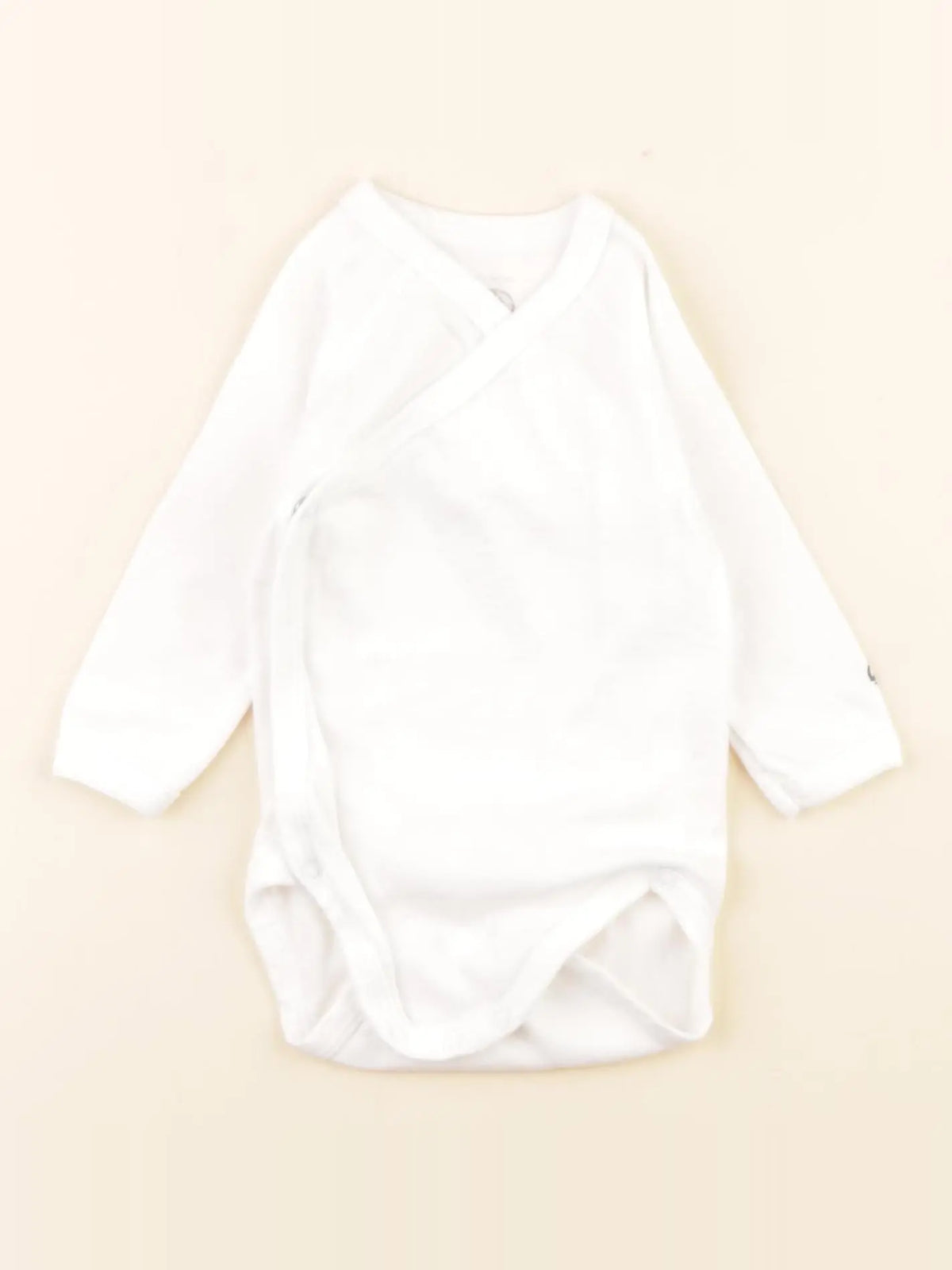 Petit Bateau - body blanc - 6 mois