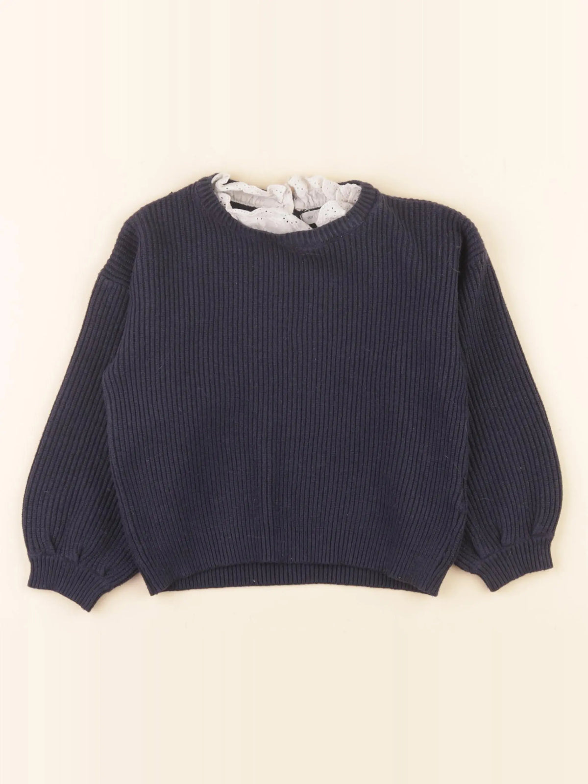 Vertbaudet - pull bleu - 36 mois
