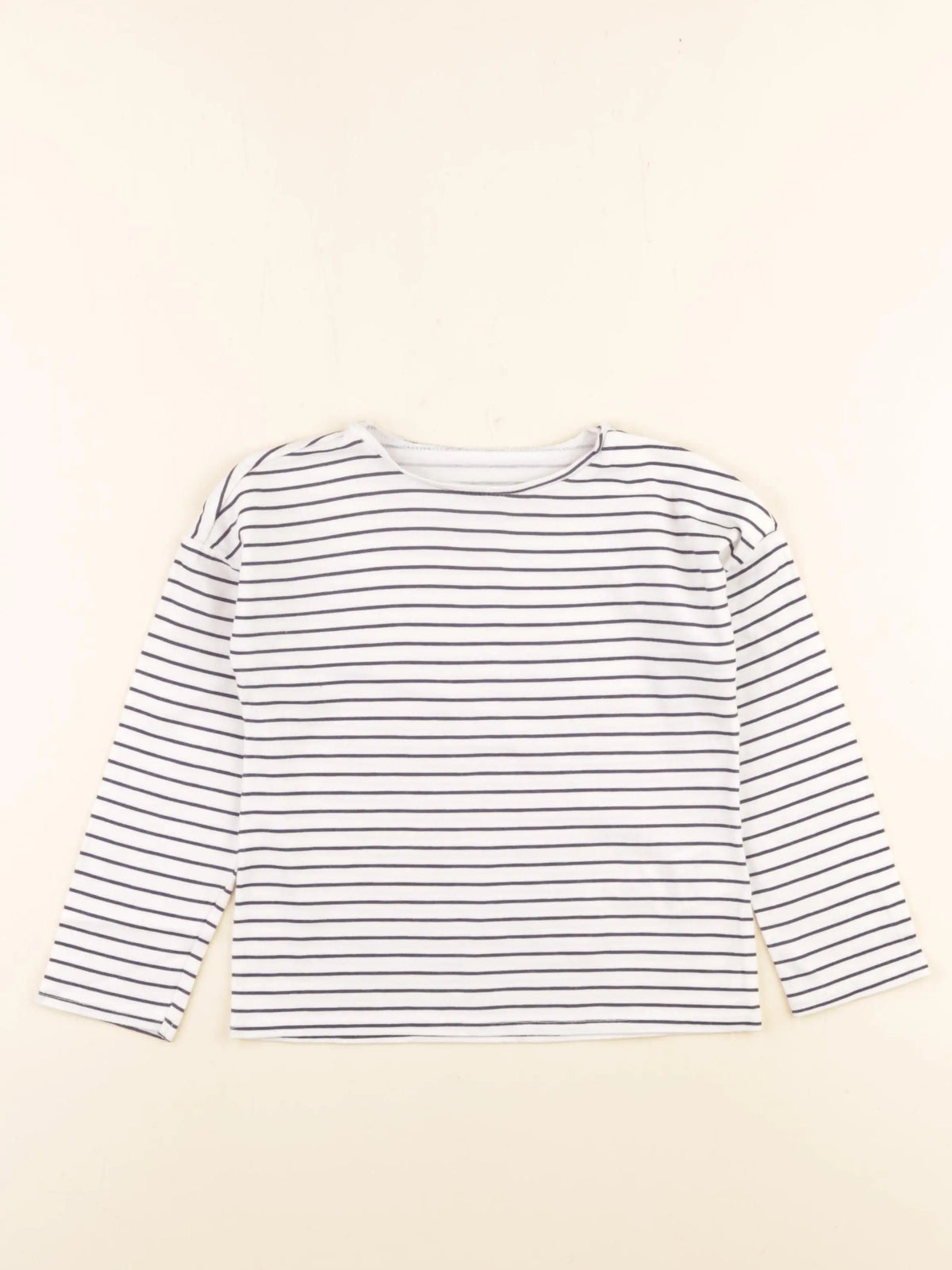 Vertbaudet - tee-shirt blanc, bleu - 36 mois