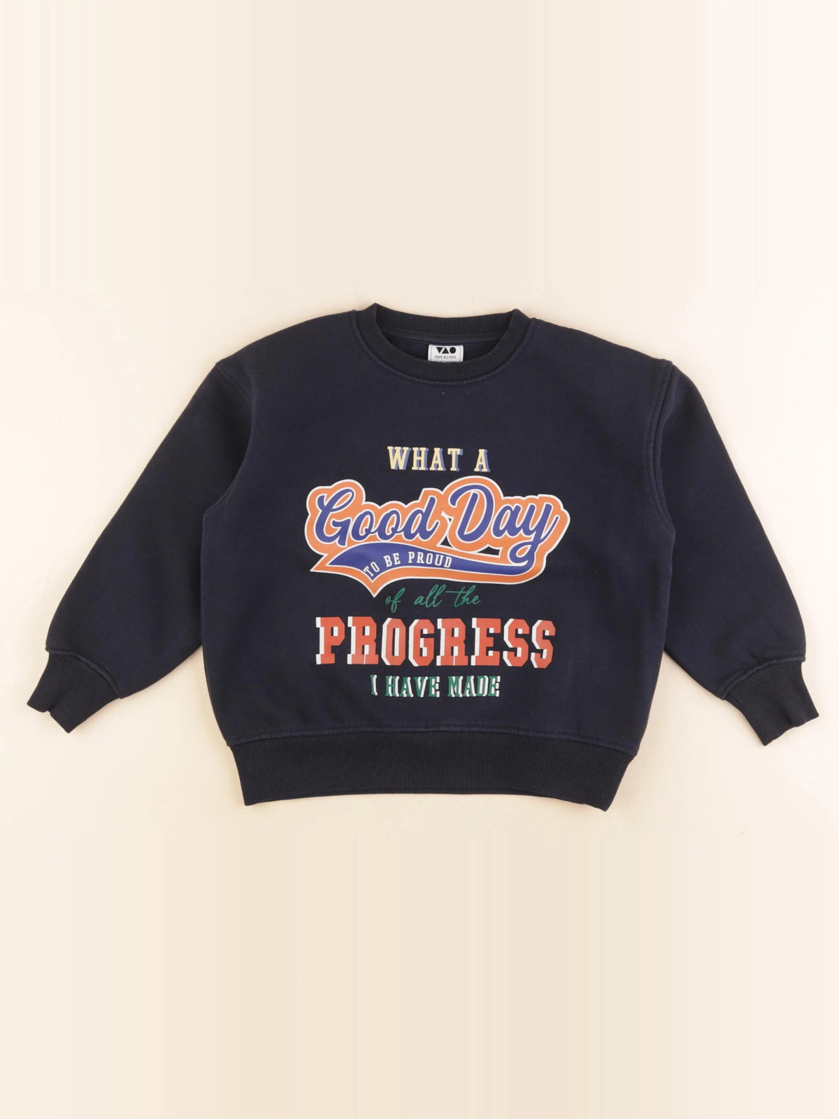 Tape à l'oeil - sweat bleu - 6 ans