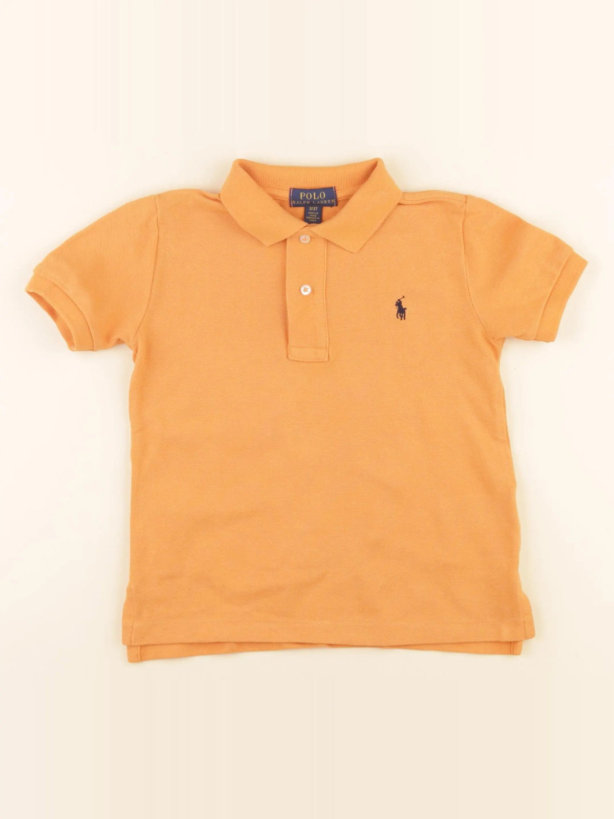 Ralph Lauren - polo orange - 3 ans