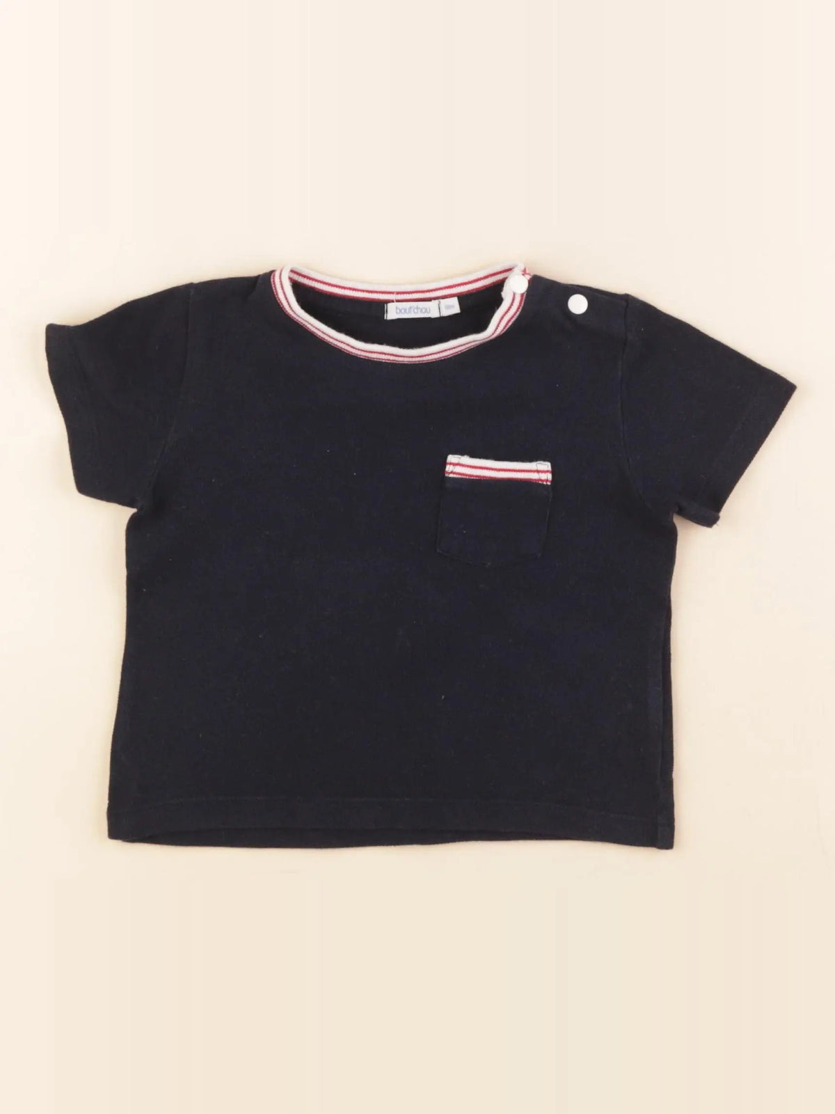 Boutchou - tee-shirt bleu - 18 mois