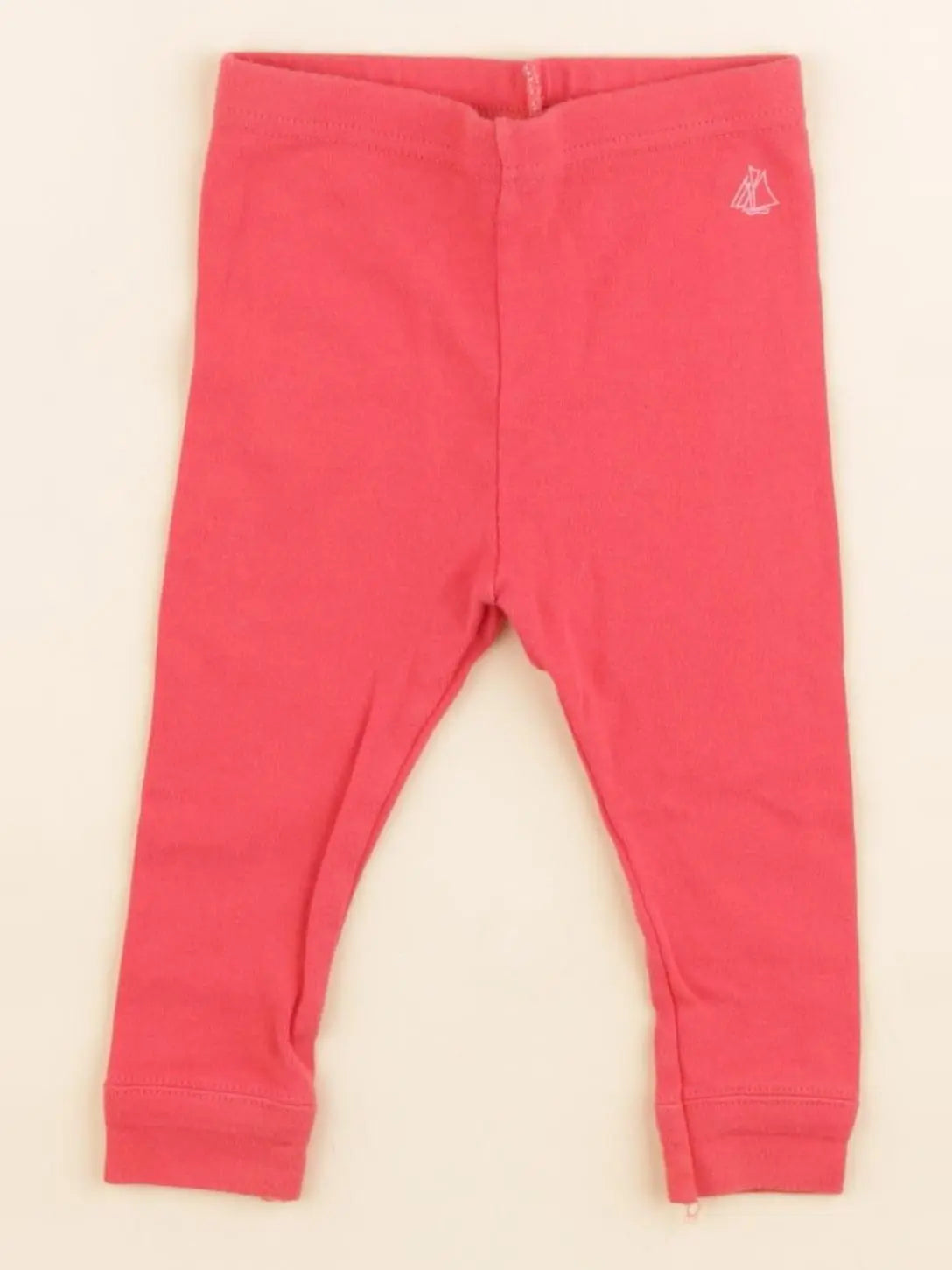 Petit Bateau - legging rouge - 6 mois