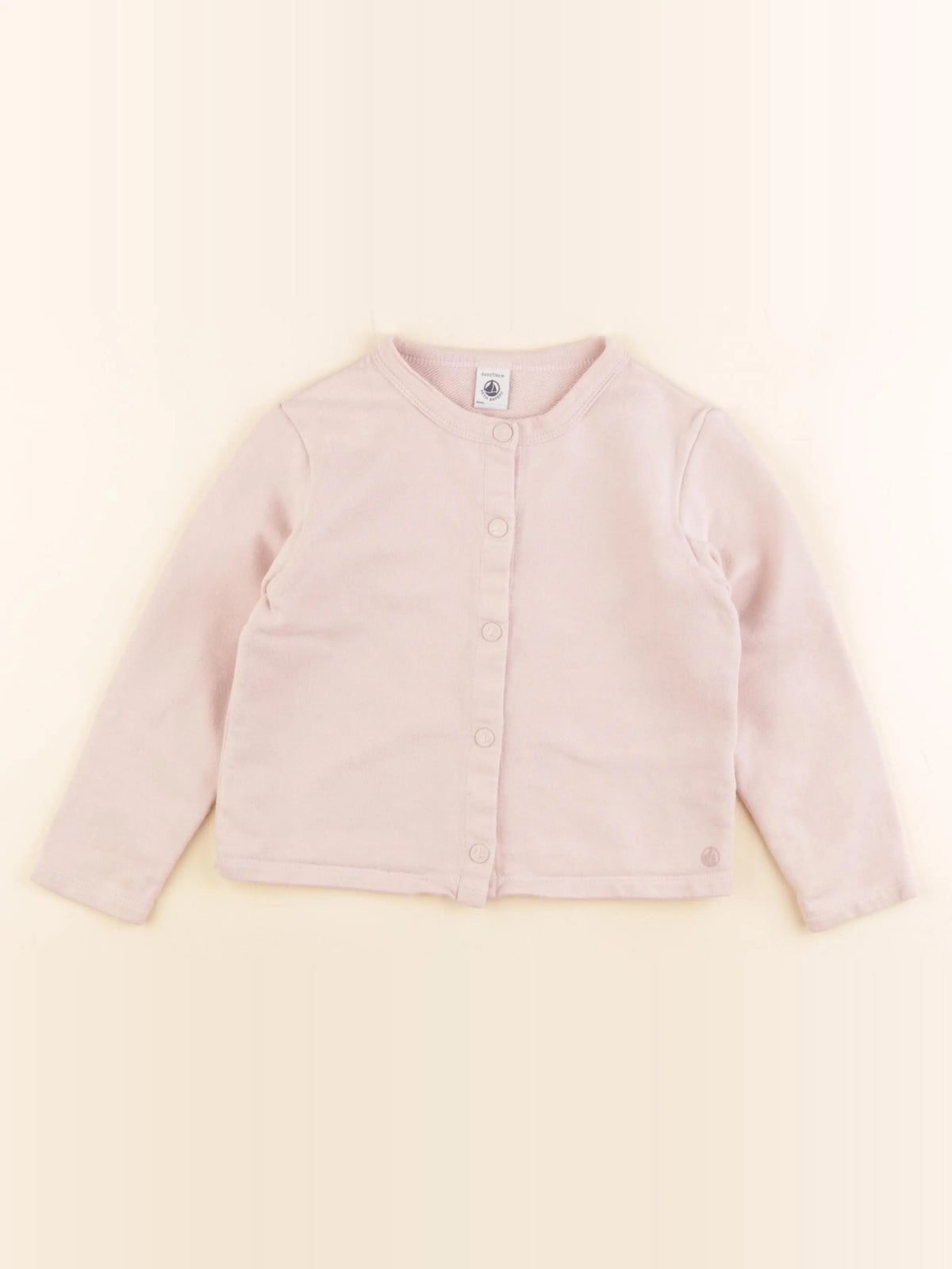 Petit Bateau - sweat rose - 6 ans