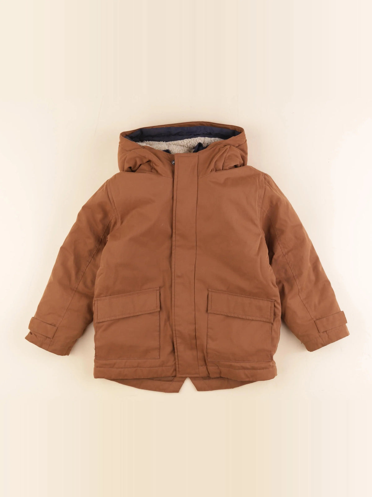 Vertbaudet - parka marron - 5 ans