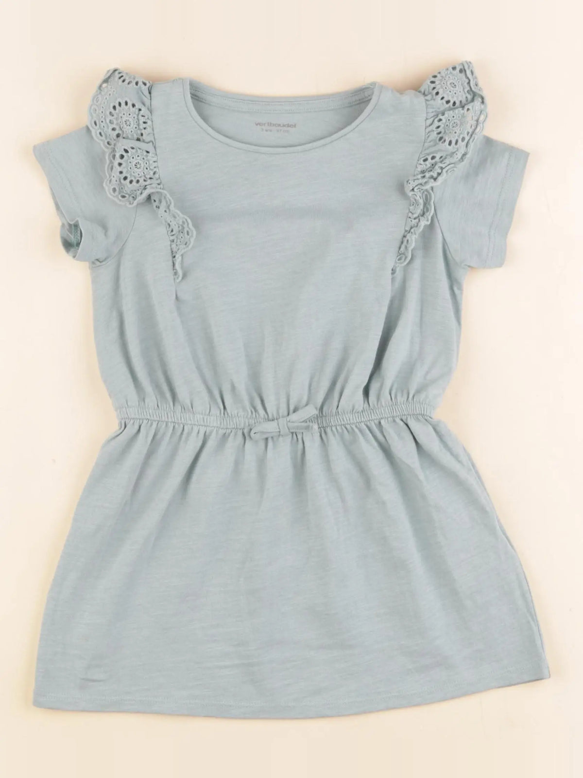 Vertbaudet - robe vert - 3 ans