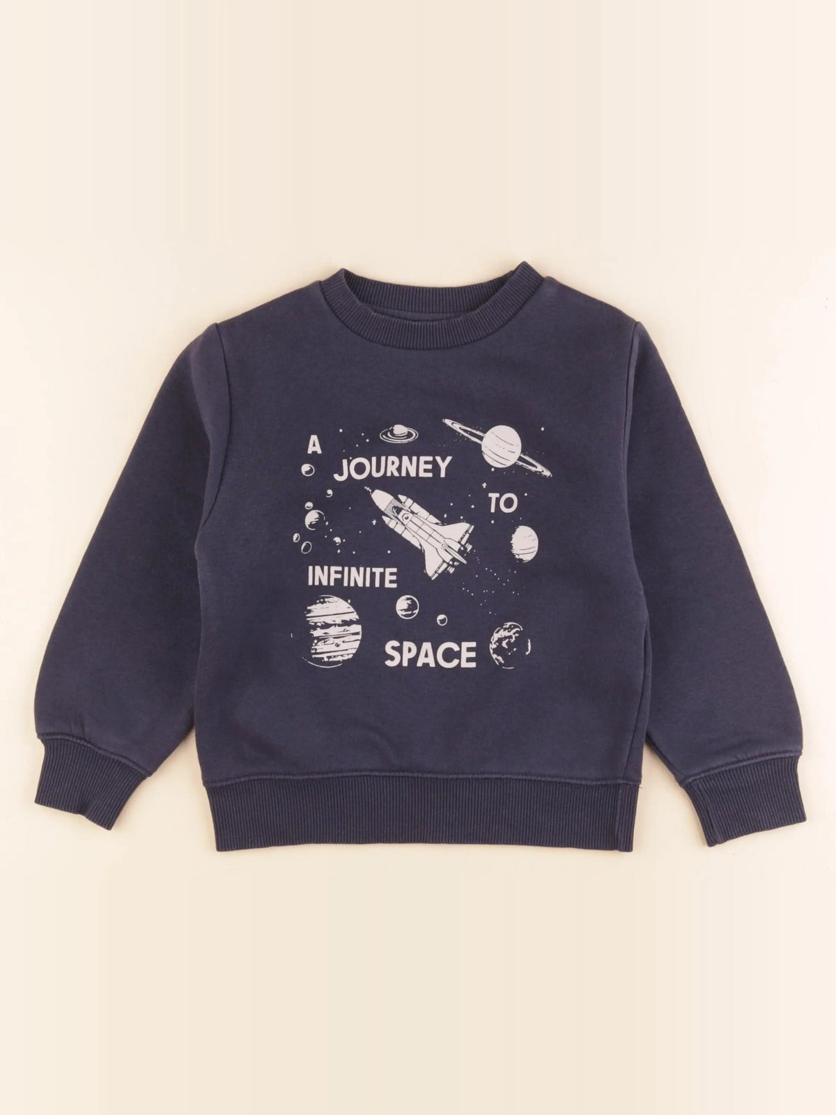 Vertbaudet - sweat bleu - 5 ans