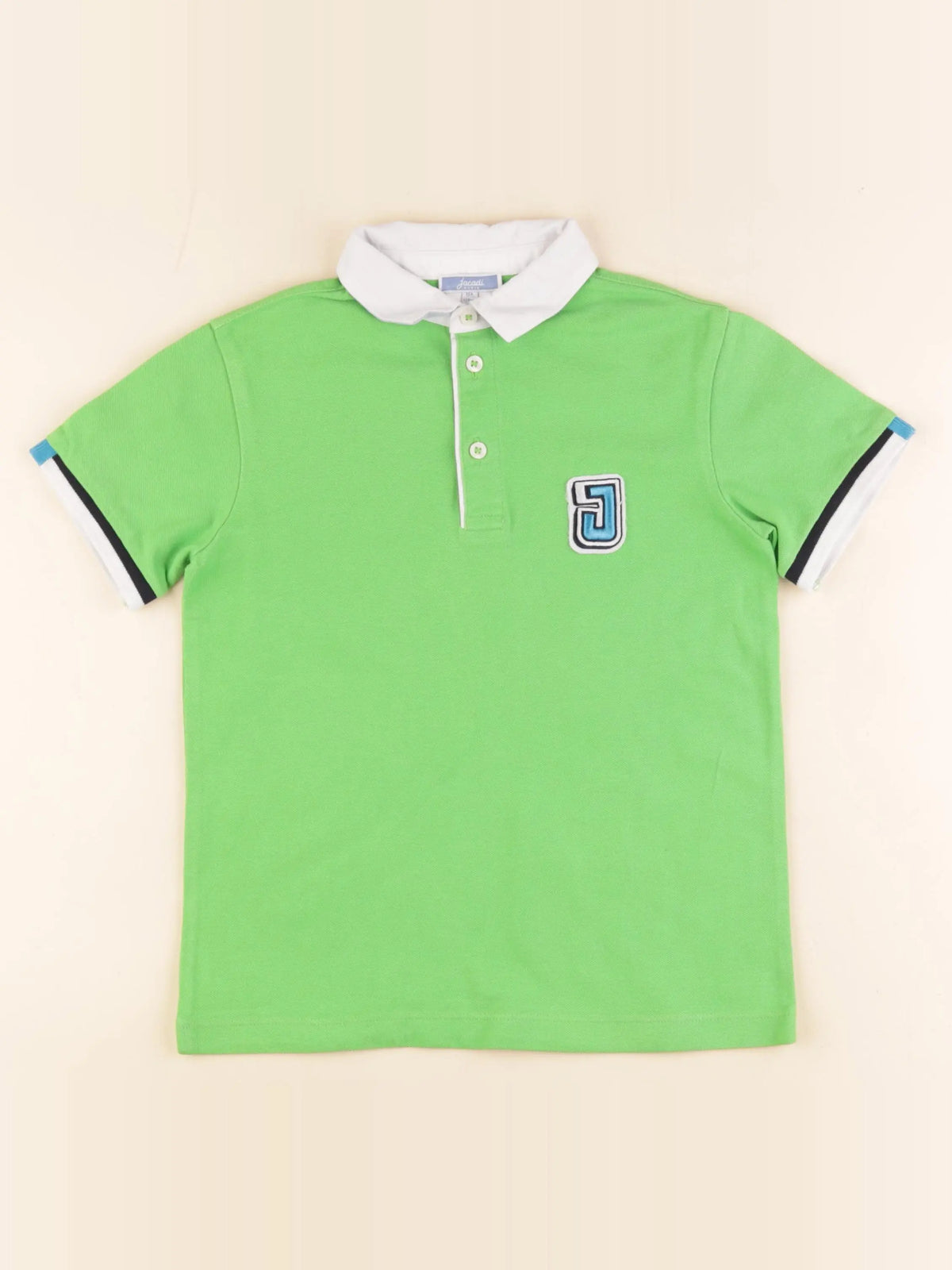 Jacadi - polo vert - 8 ans