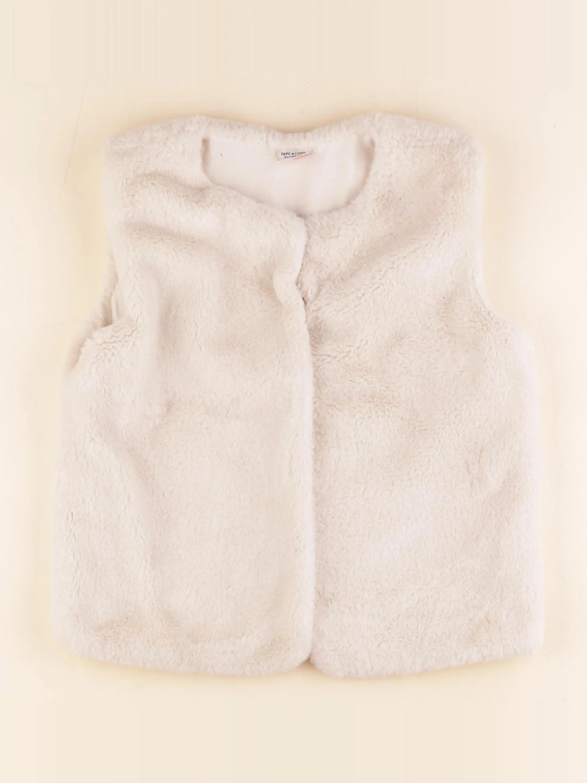 Tape à l'oeil - gilet beige - 8 ans