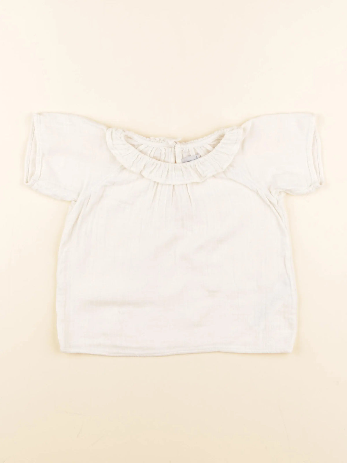 Petit Bateau - blouse beige - 18 mois