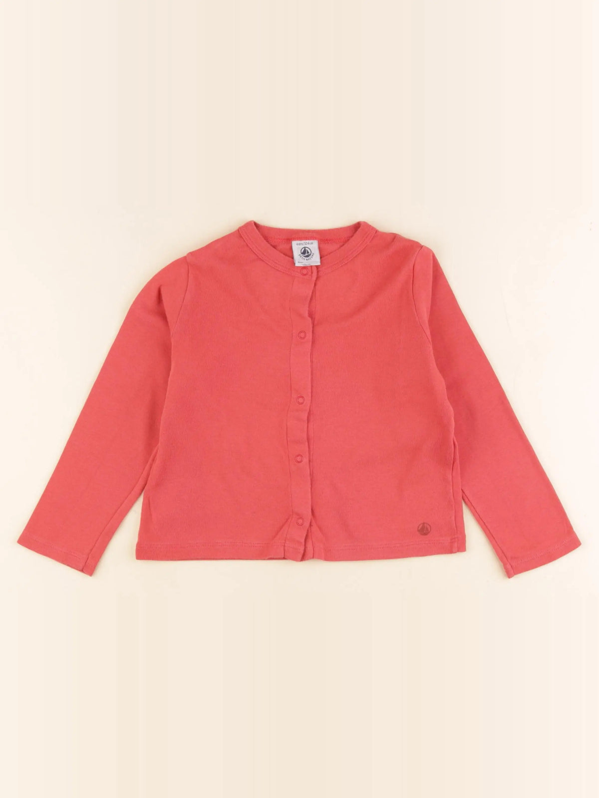 Petit Bateau - tee-shirt orange - 4 ans