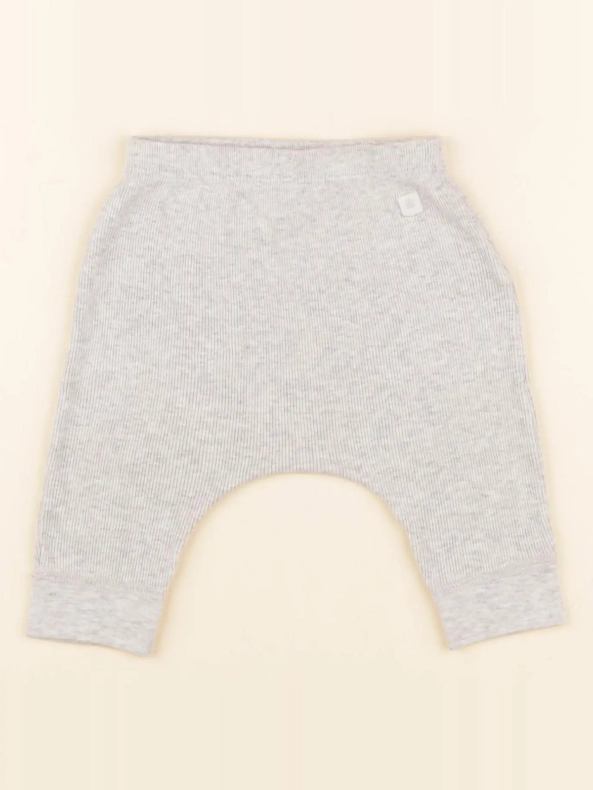 Petit Bateau - sarouel gris - 3 mois
