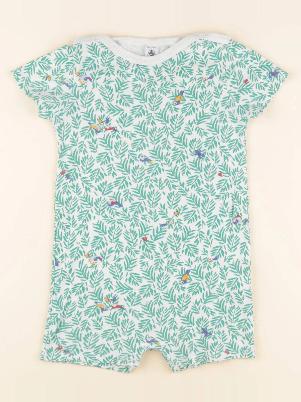 Petit Bateau - combinaison vert - 36 mois