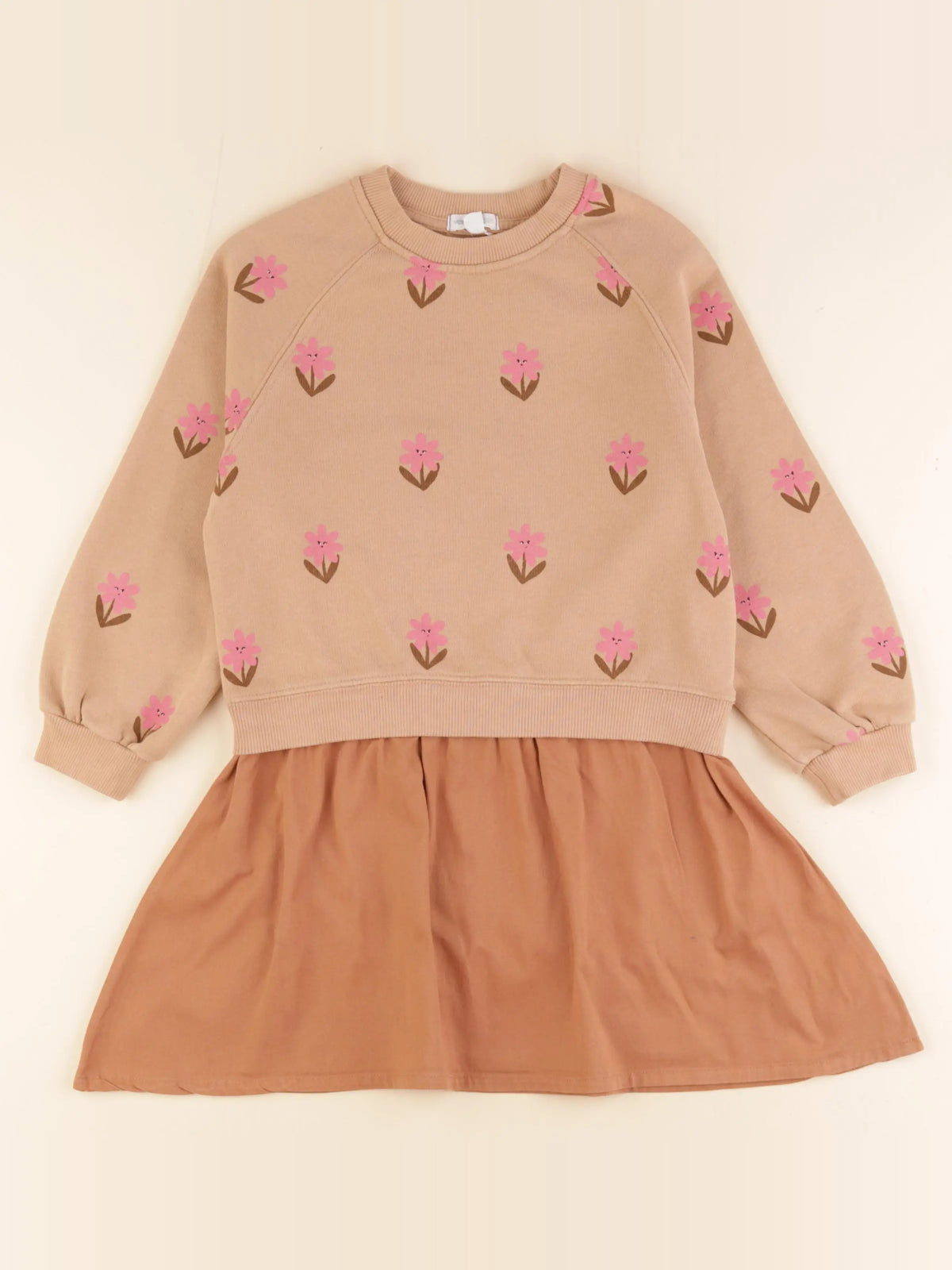 Vertbaudet - robe marron - 5 ans