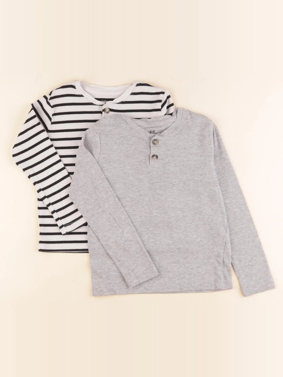 H&M - lot de 2 tee-shirts multicolore - 4/6 ans