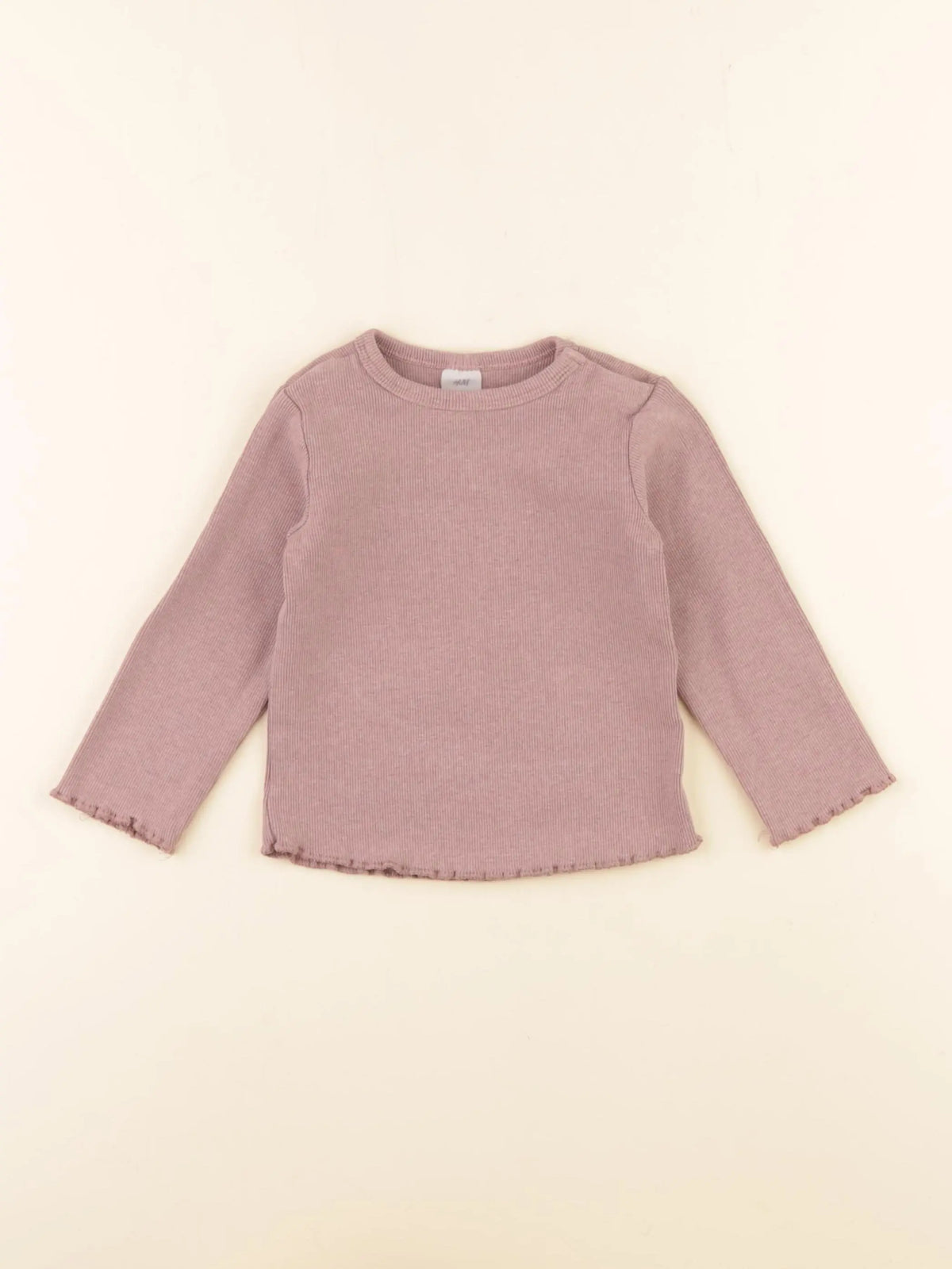 H&M - tee-shirt rose - 9/12 mois