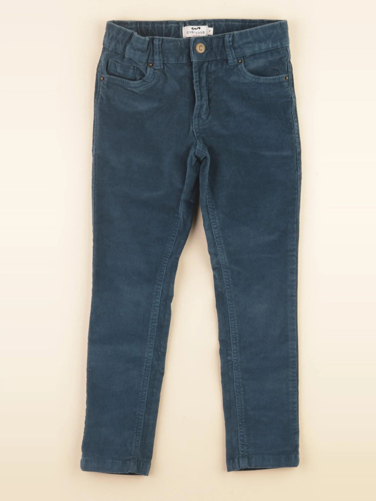 Cyrillus - pantalon bleu - 6 ans