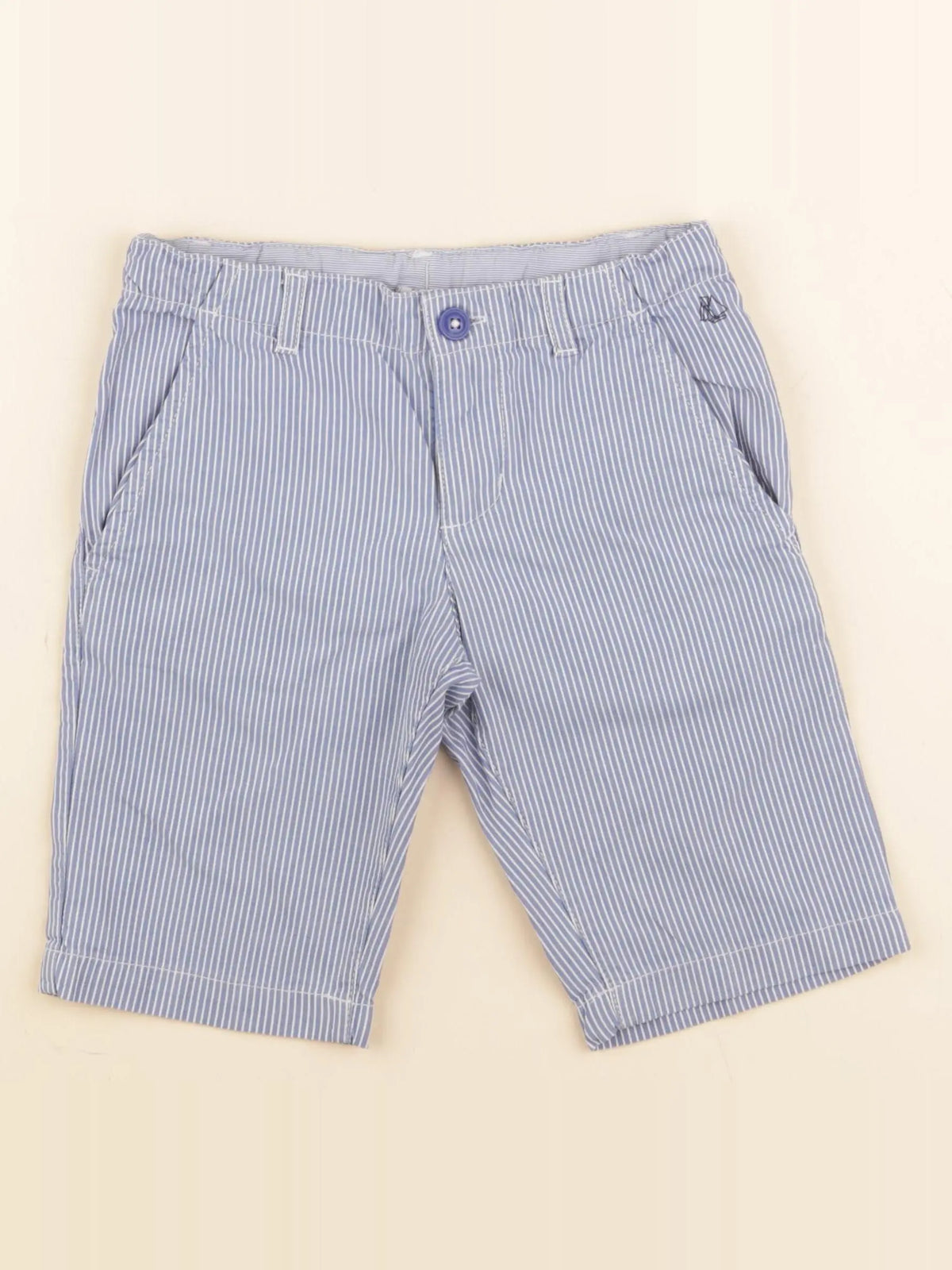 Petit Bateau - short bleu - 6 ans