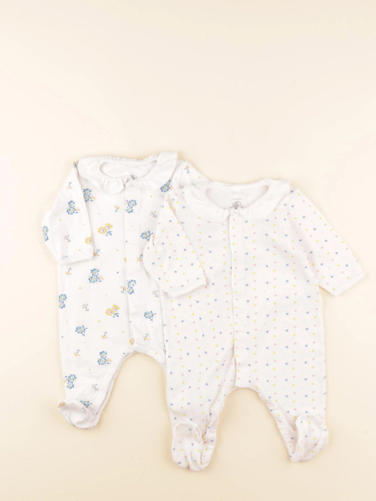 Petit Bateau - pyjama coton multicolore - 3 mois