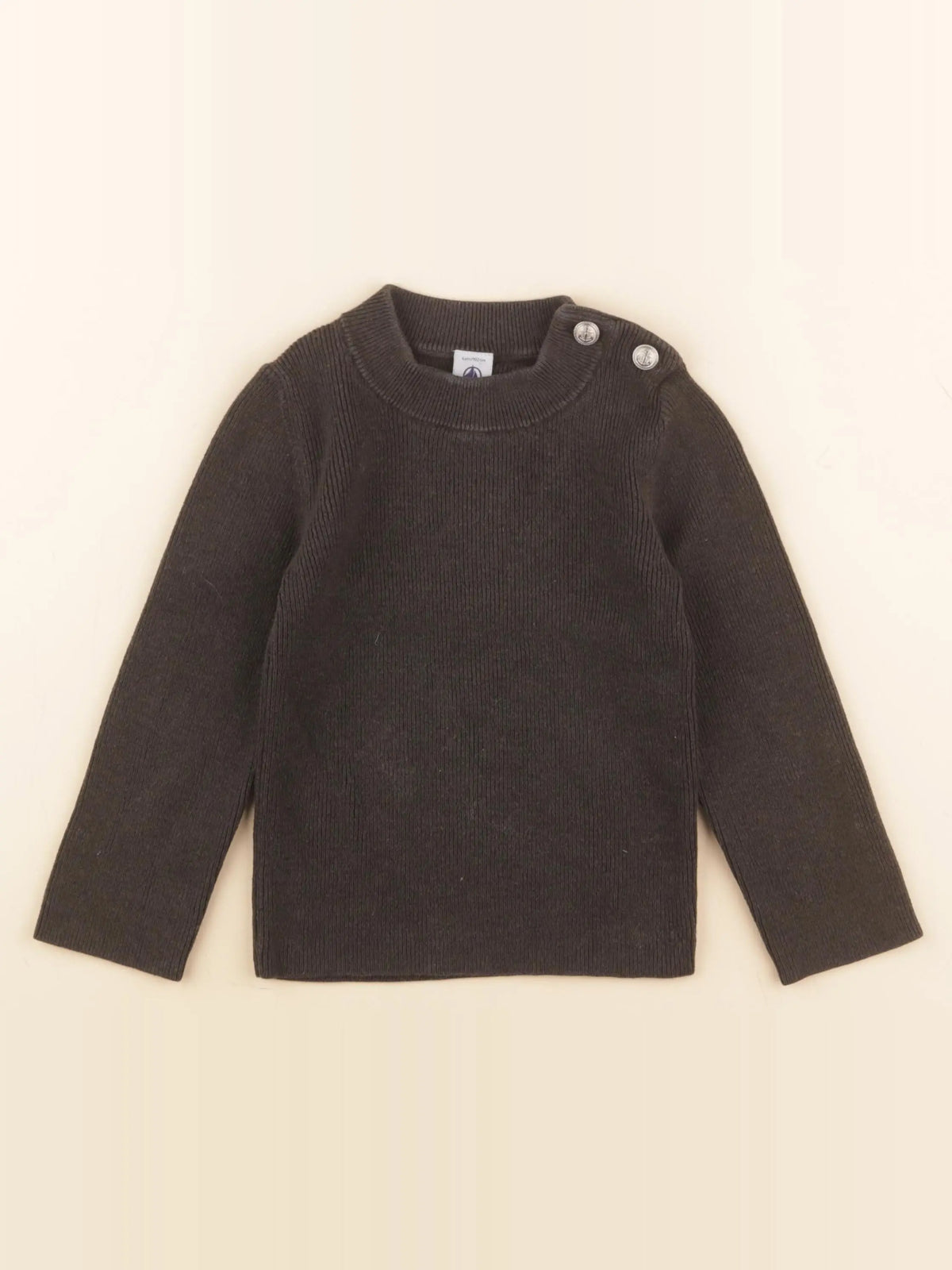 Petit Bateau - pull marron - 4 ans