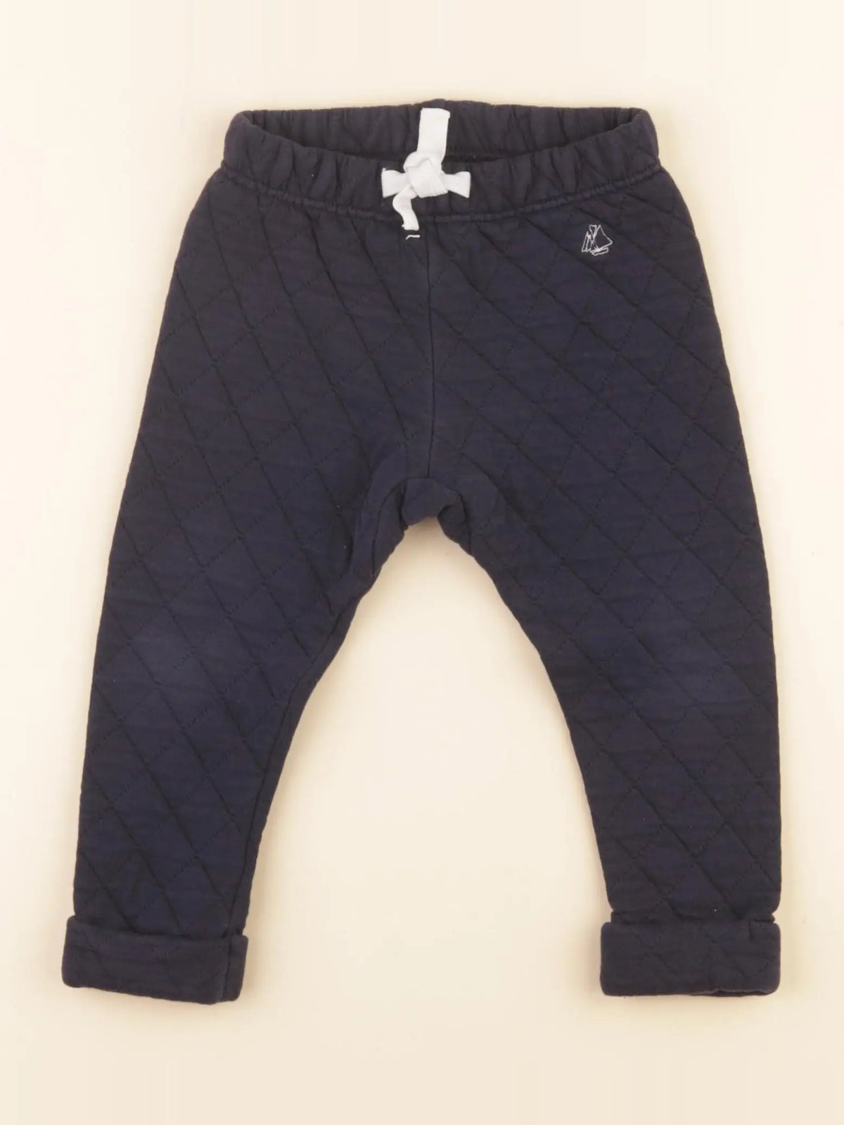 Petit Bateau - jogging bleu - 18 mois